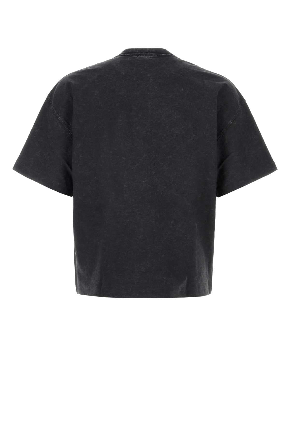 Black cotton S/S Lambert T-shirt - мініатюра 2
