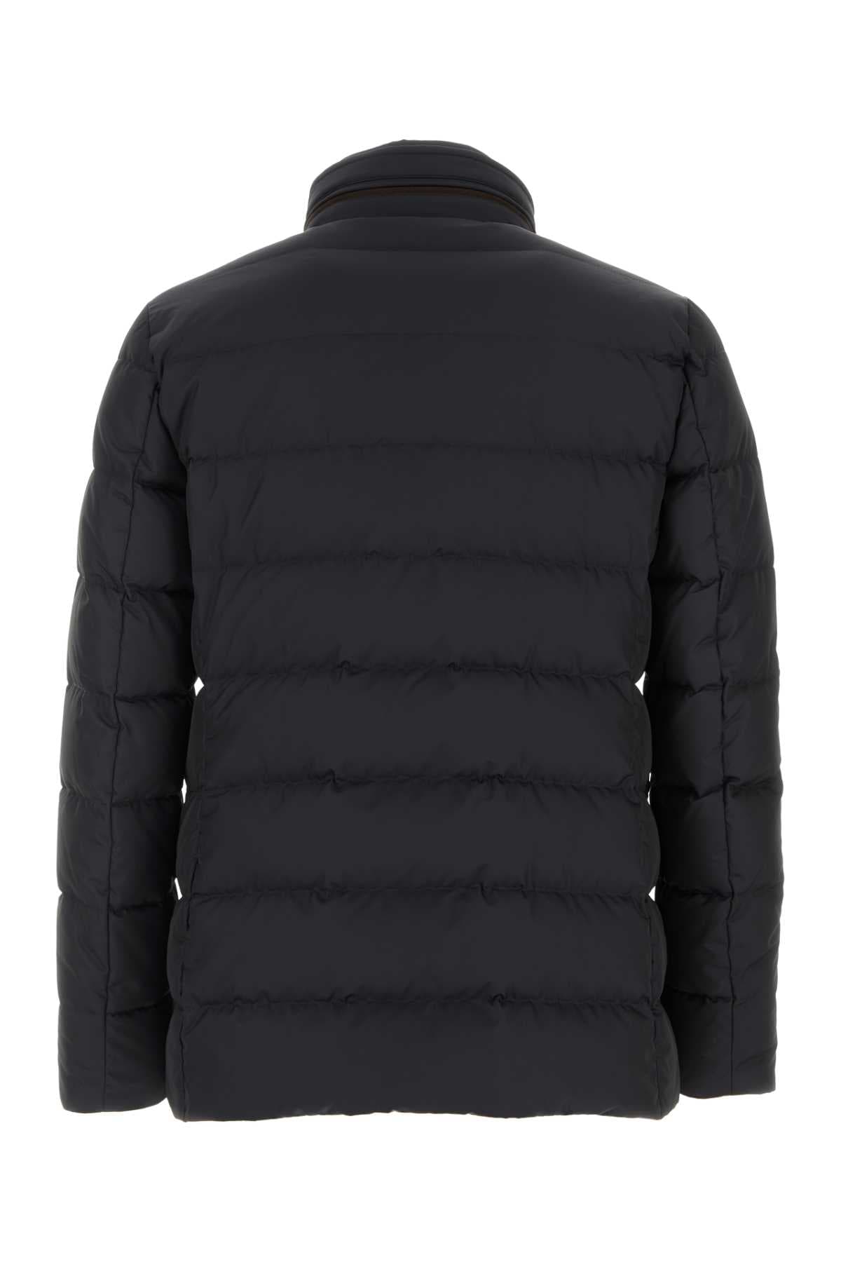 Navy blue polyester blend Ilvo down jacket - мініатюра 2