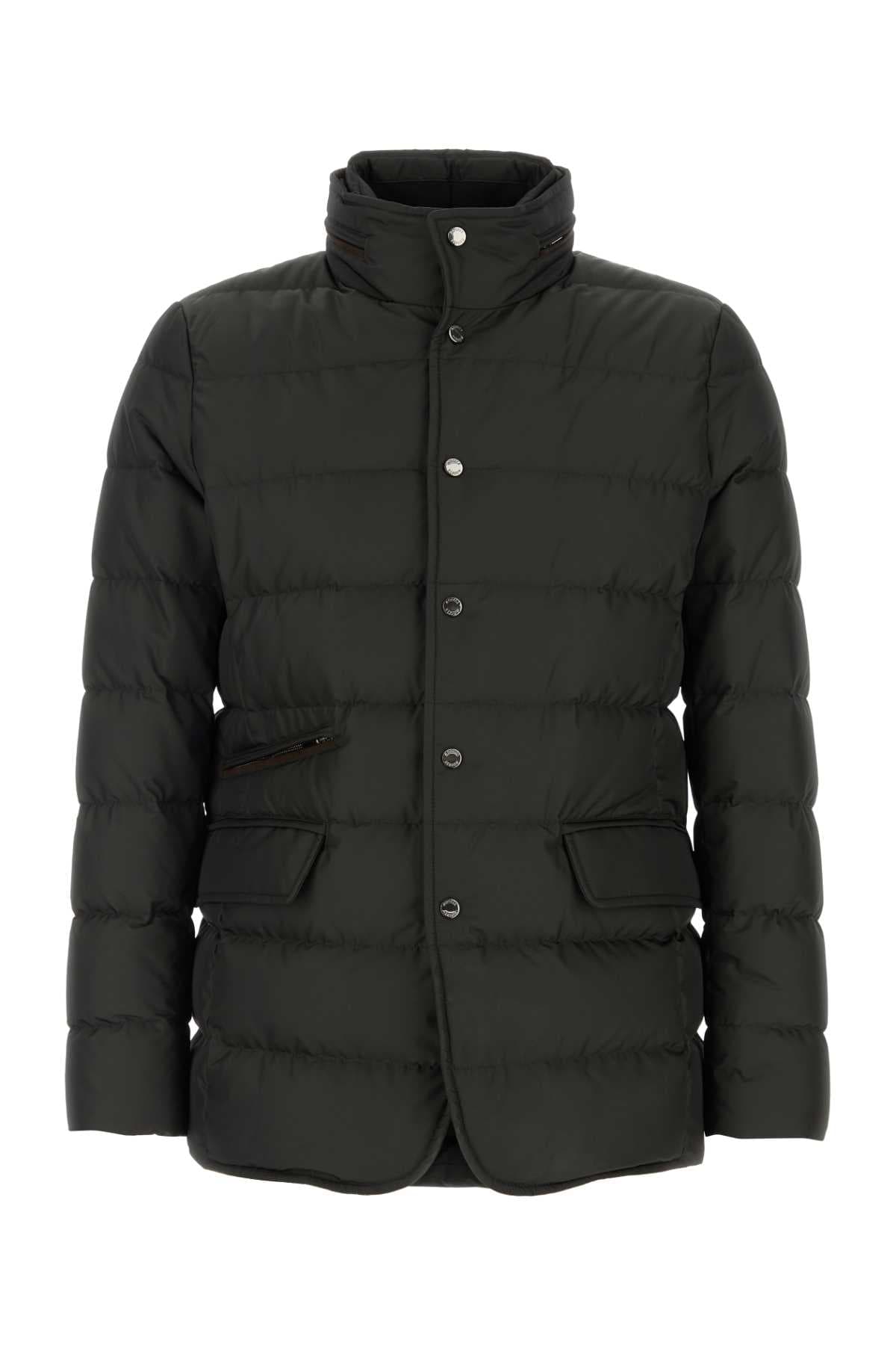 Dark brown polyester blend Ilvo down jacket