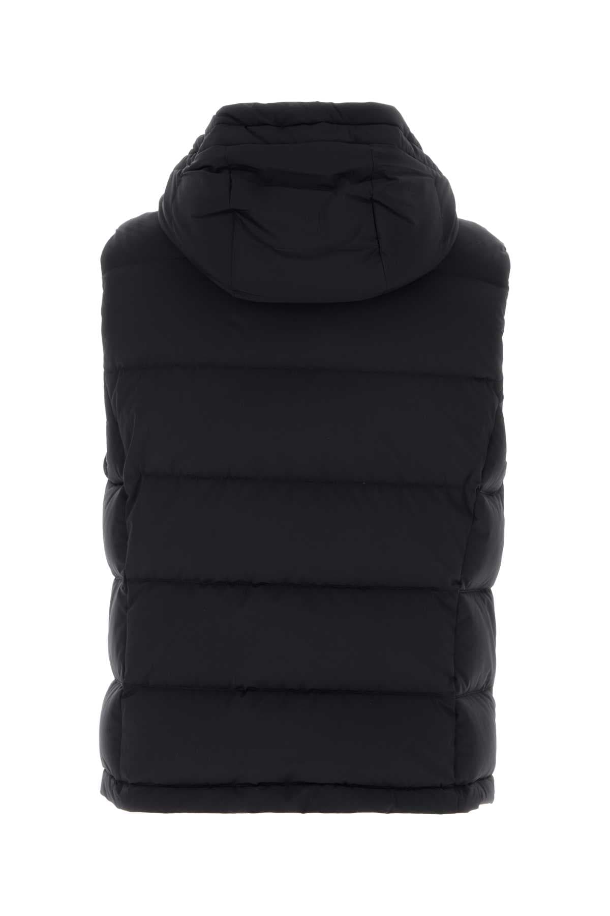 Black nylon blend Rick down jacket - мініатюра 2