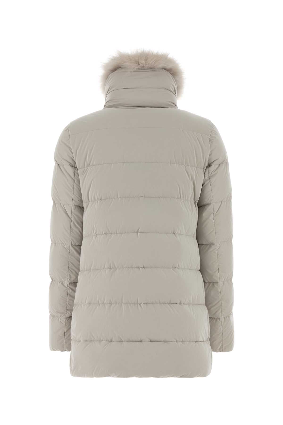 Light grey nylon blend Dorado down jacket - мініатюра 2
