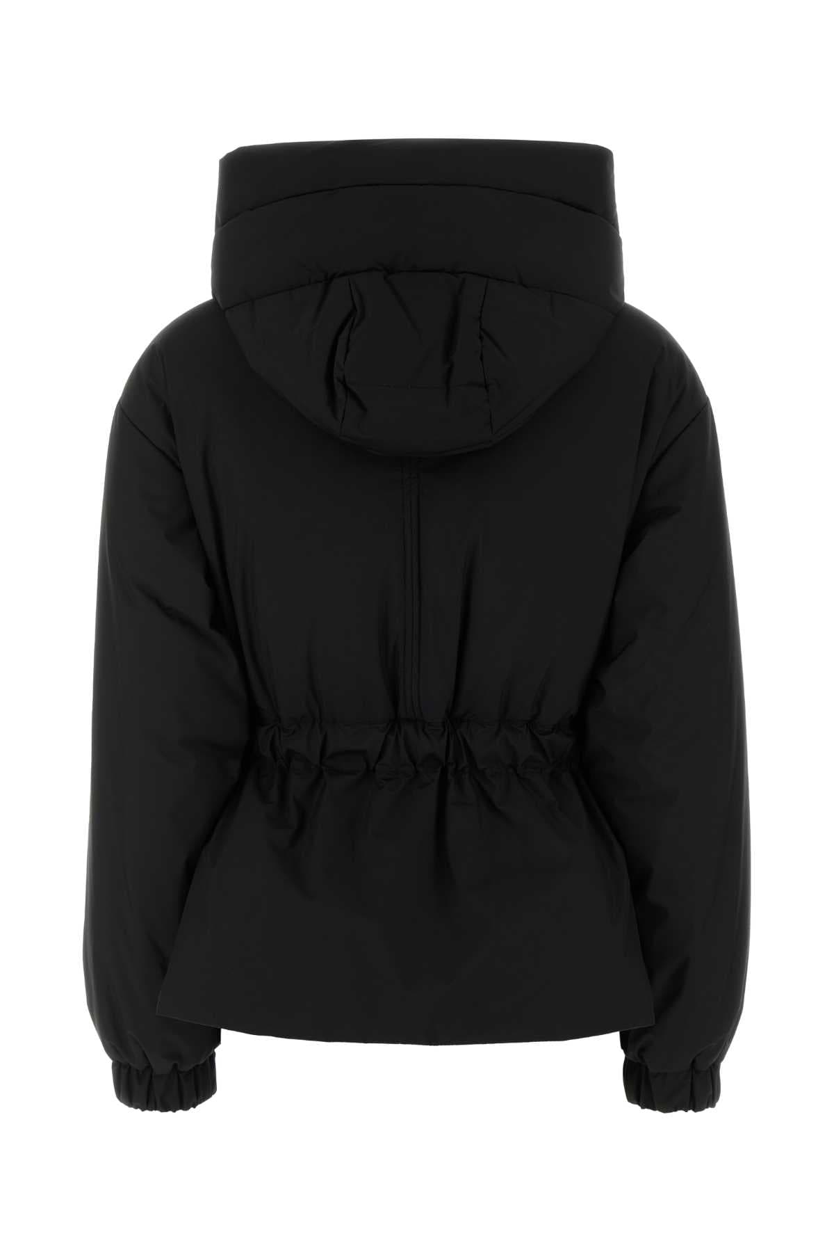 Black polyester Glarea down jacket - мініатюра 2