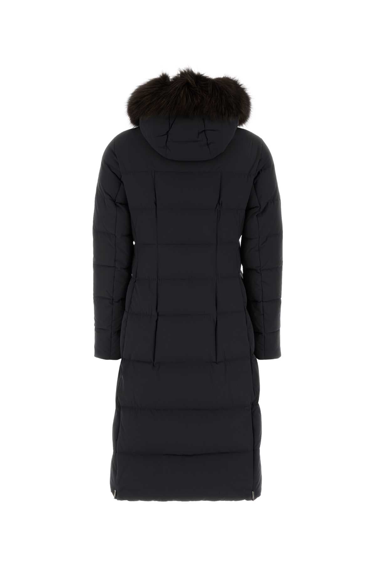 Slate nylon blend down jacket - мініатюра 2