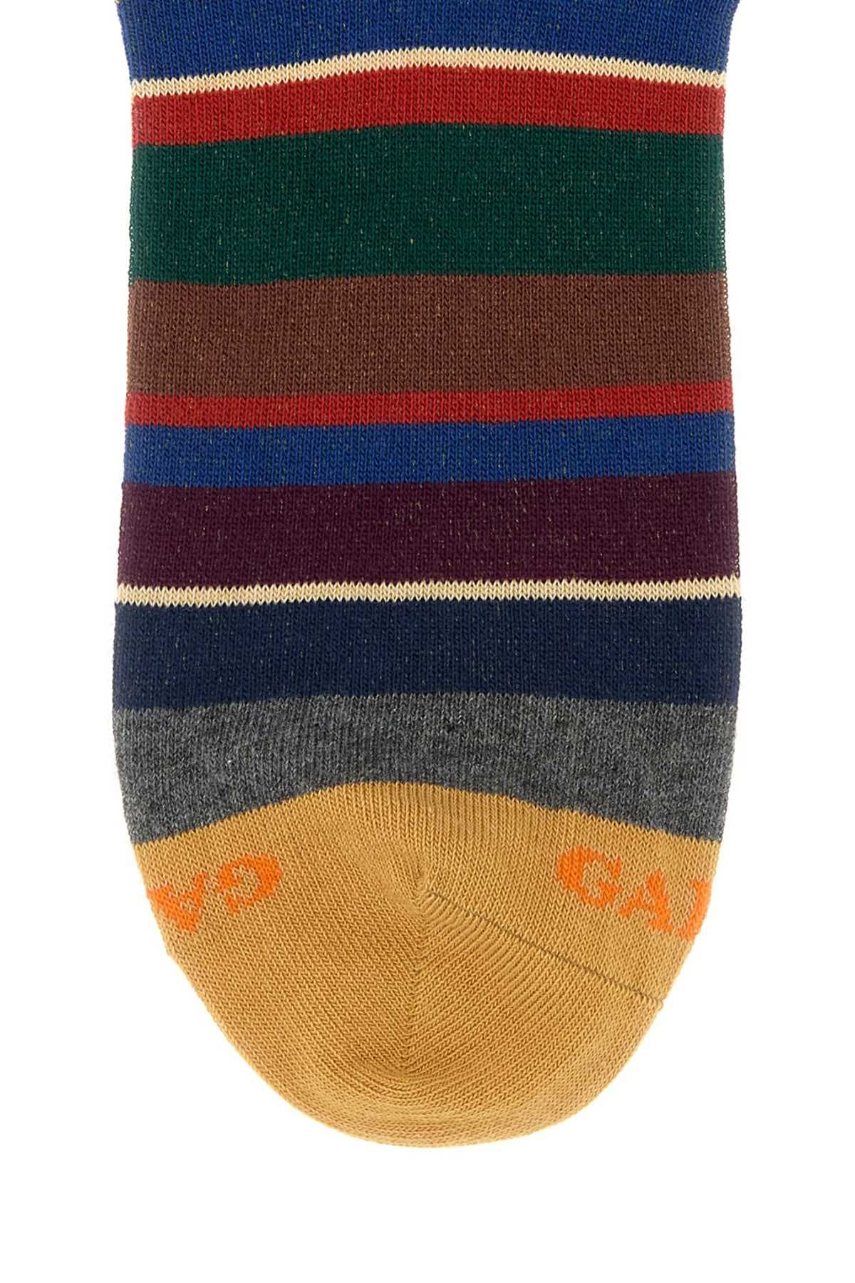 Multicolor stretch cotton blend socks - мініатюра 2