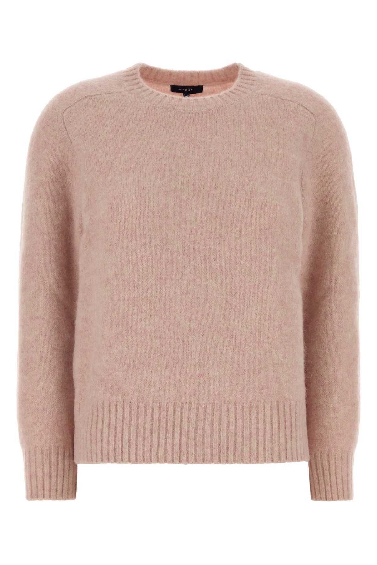 Pastel pink wool blend Envie sweater