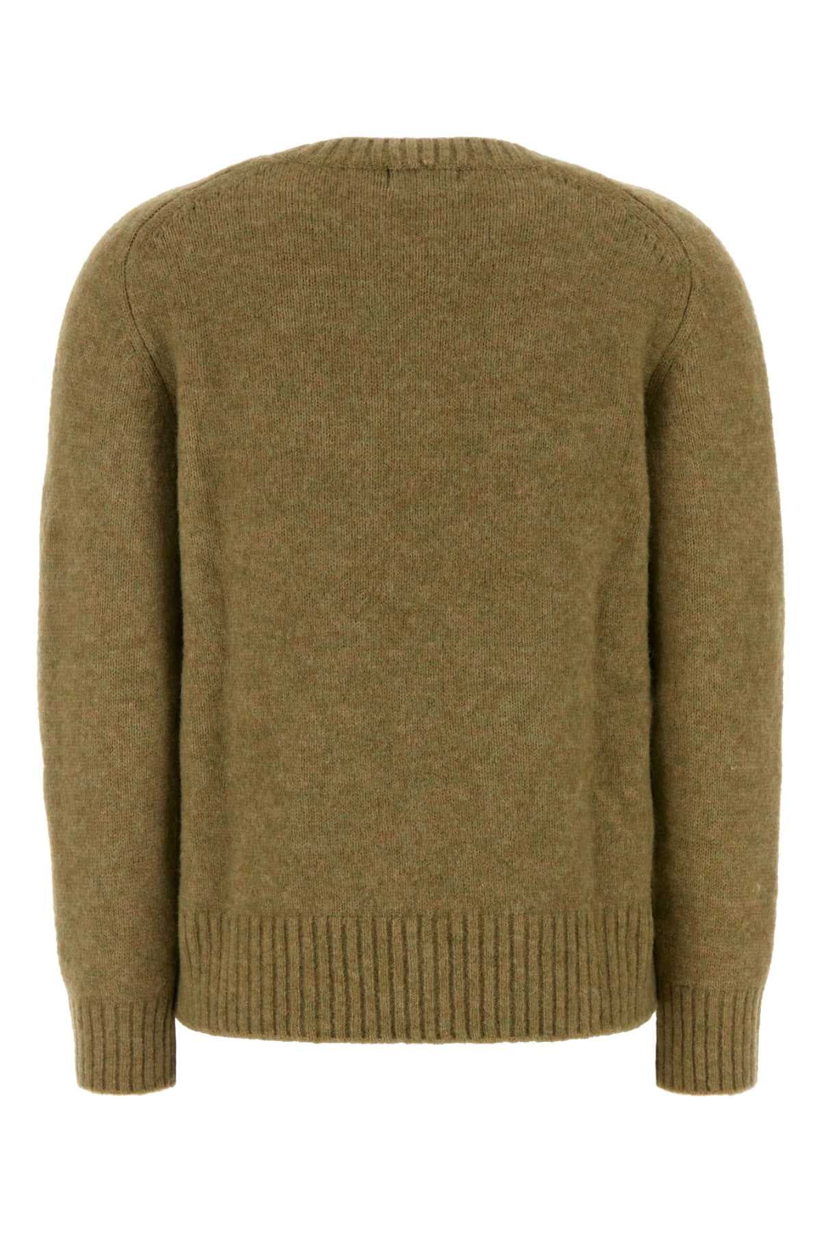 Sage green wool blend Envie sweater - мініатюра 2