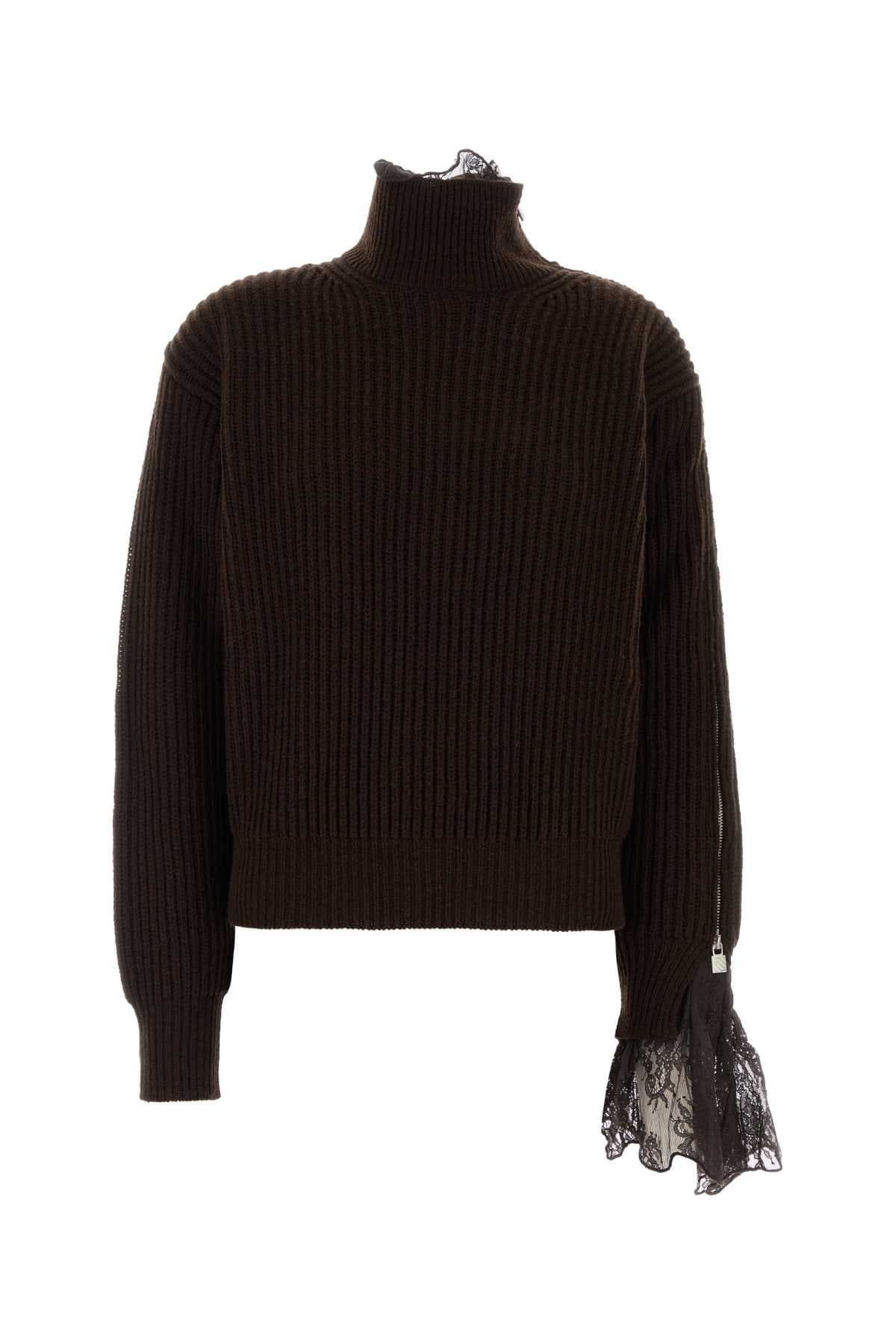 Brown wool sweater