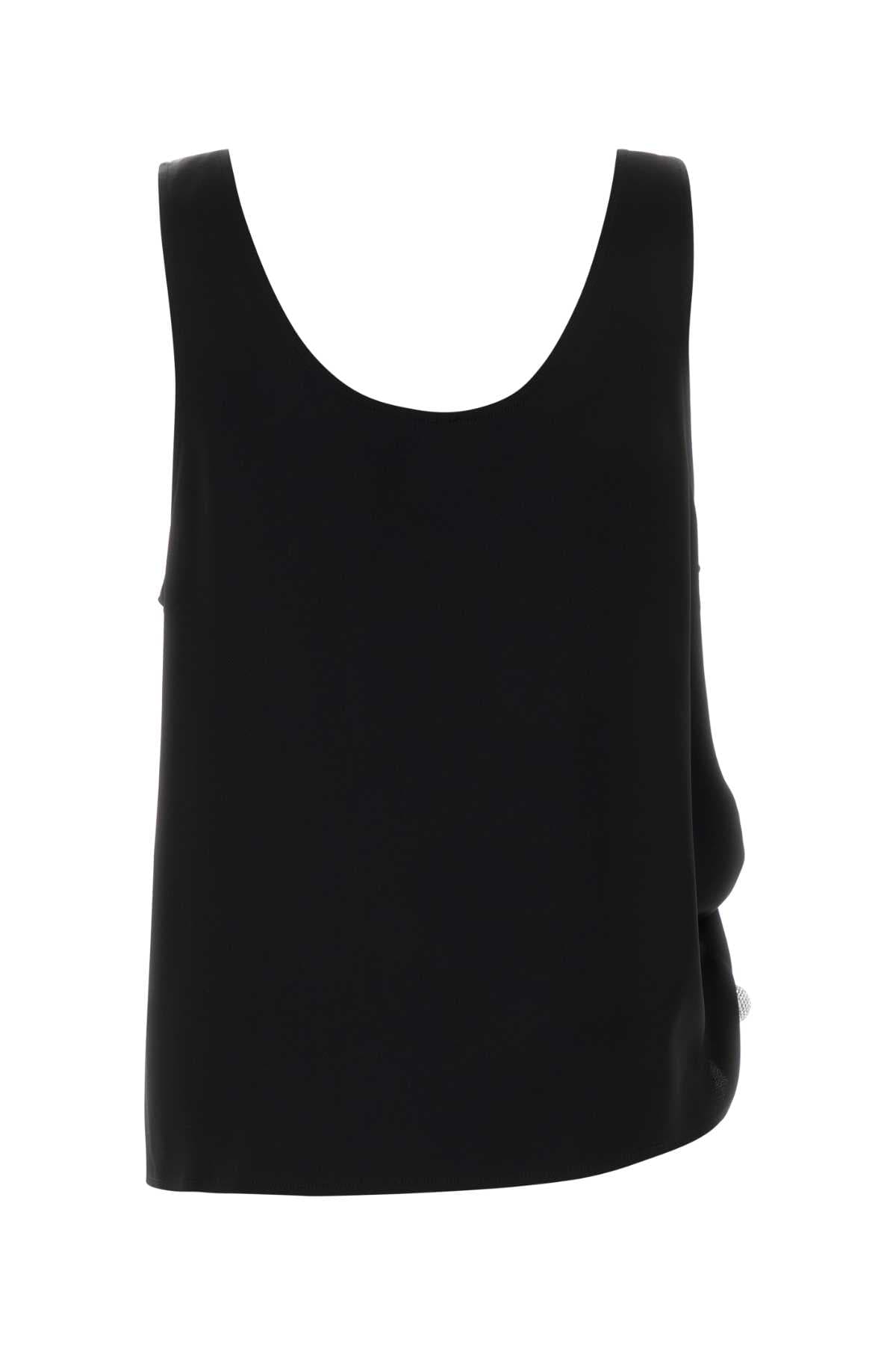 Black satin top - мініатюра 2