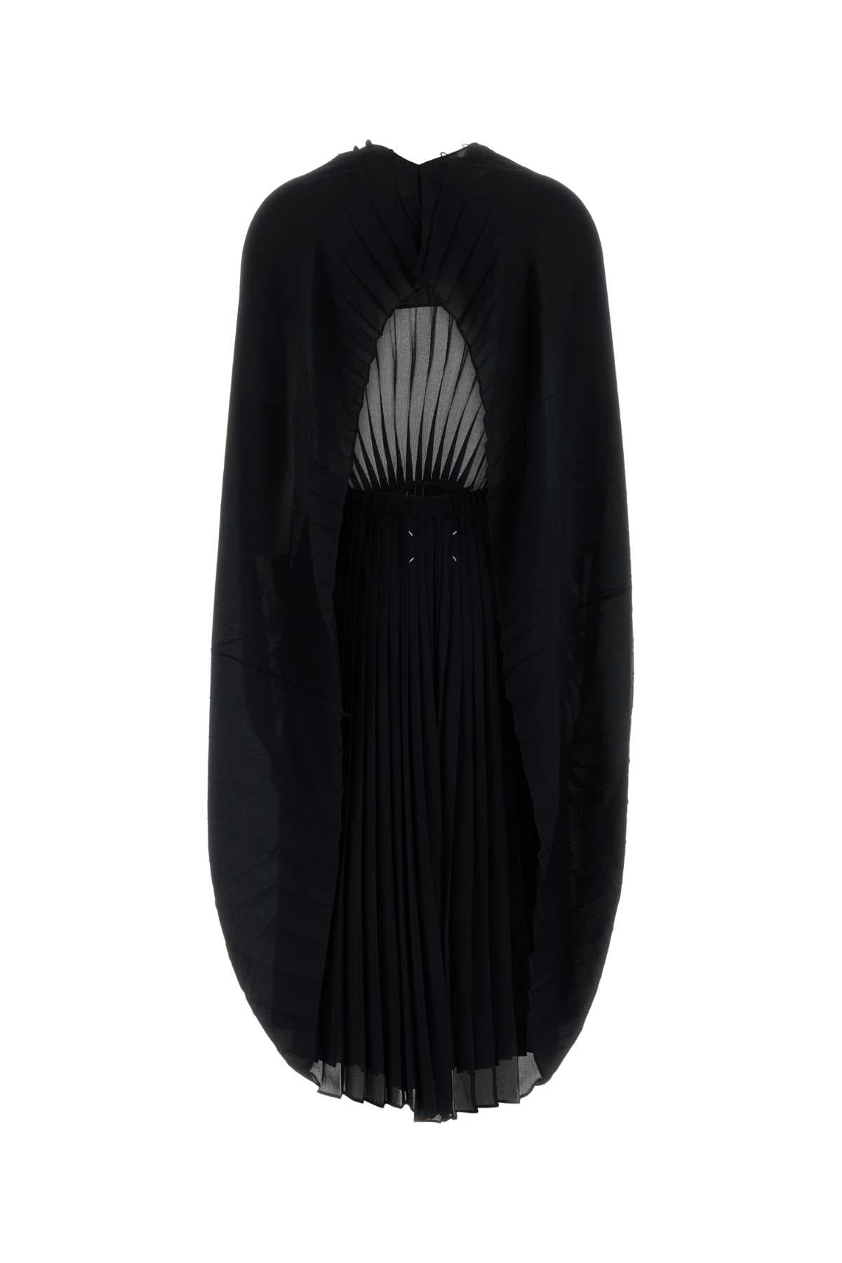 Black crepe dress - мініатюра 2