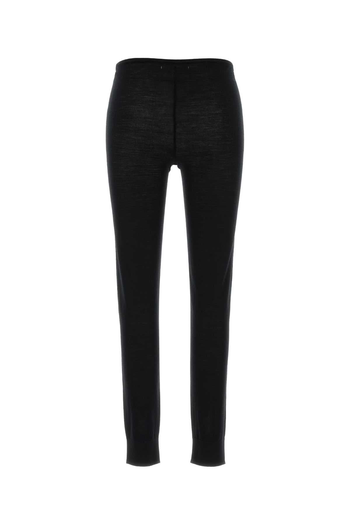 Black wool Angela leggings - мініатюра 2