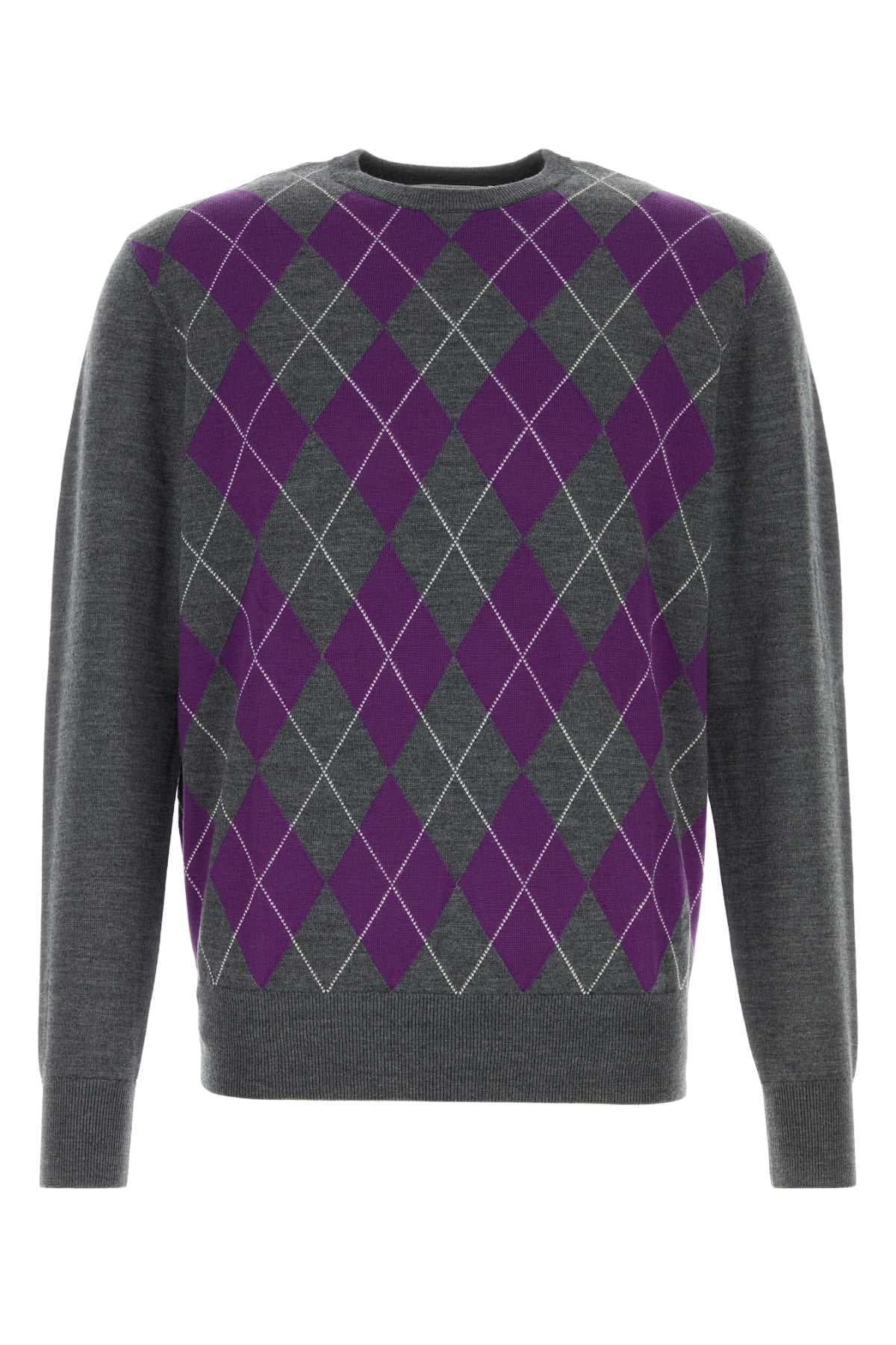 Dark grey wool Angel sweater