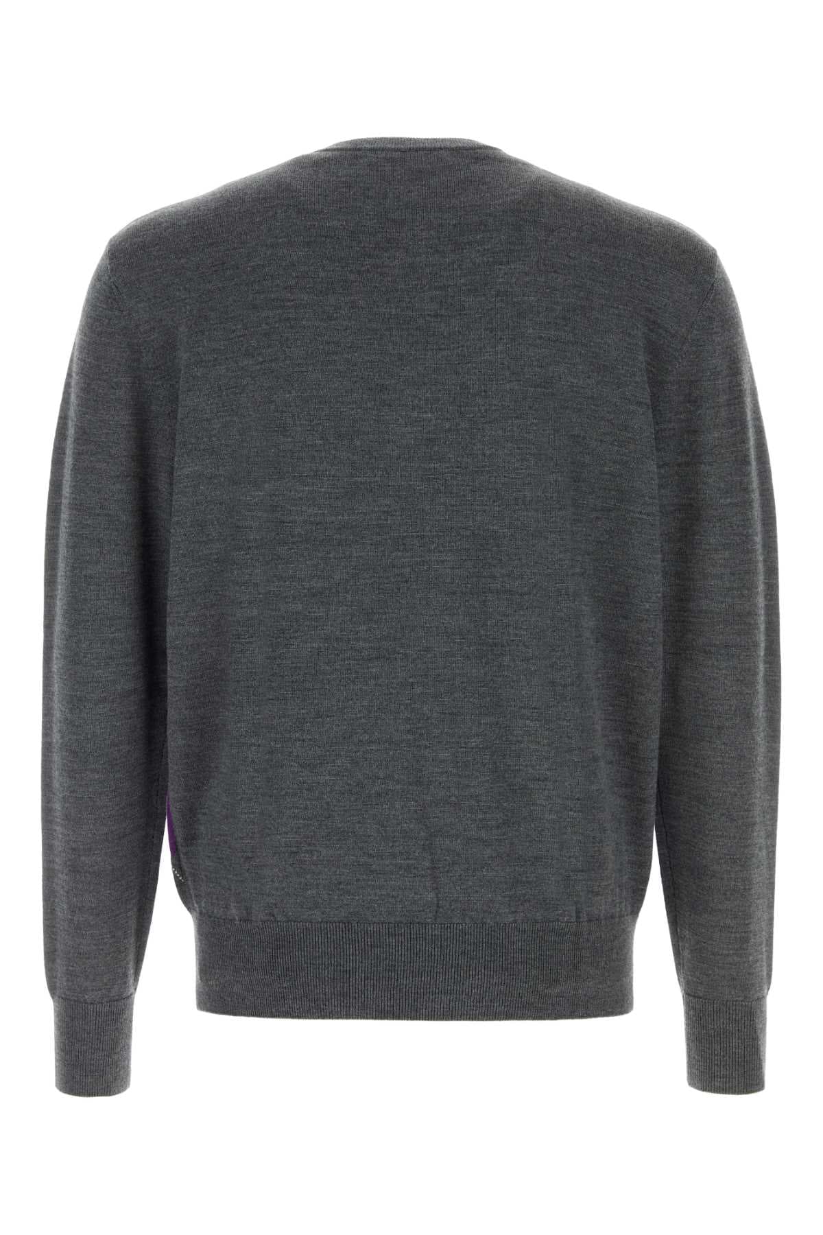 Dark grey wool Angel sweater - мініатюра 2