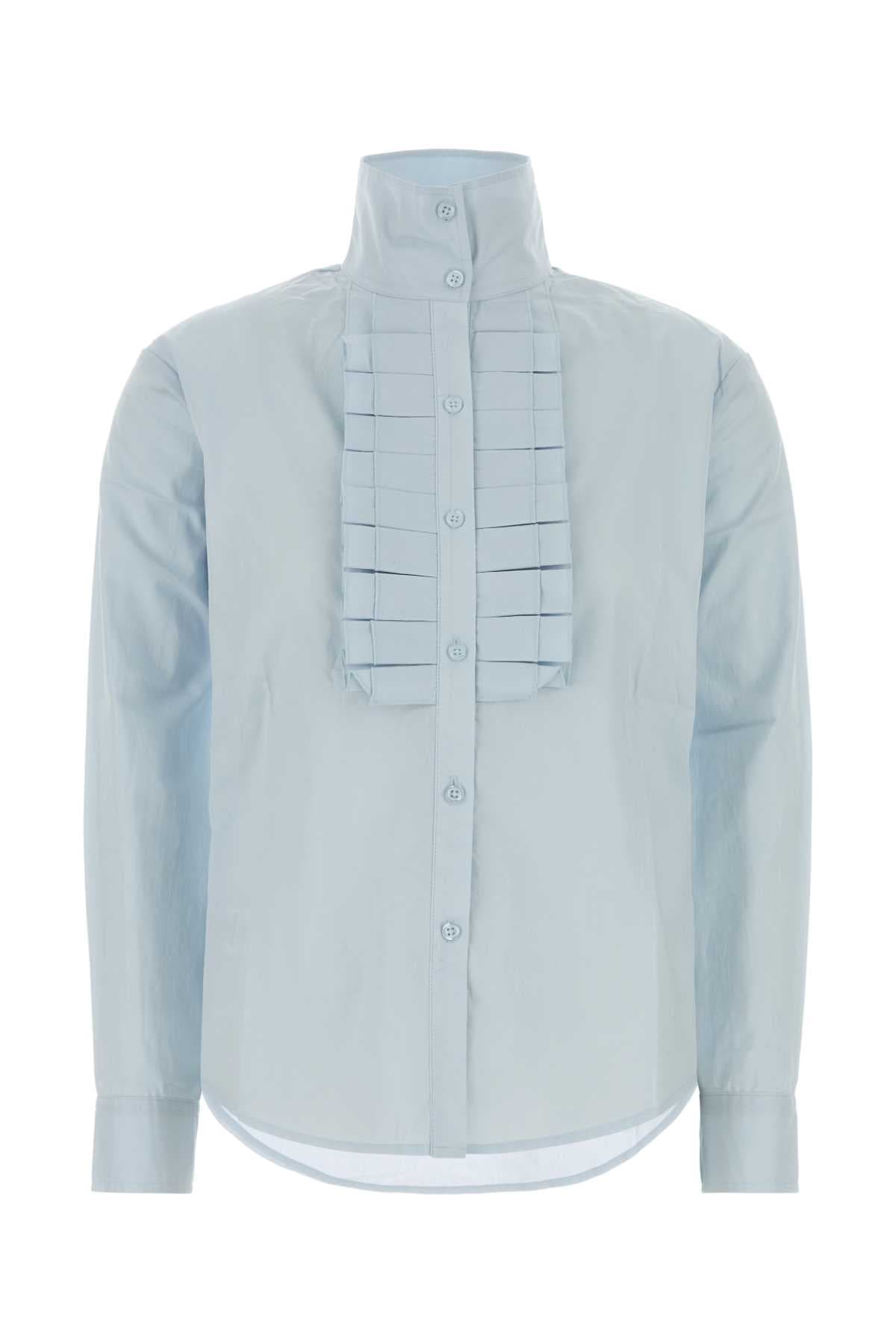 Pastel light blue poplin Chris shirt