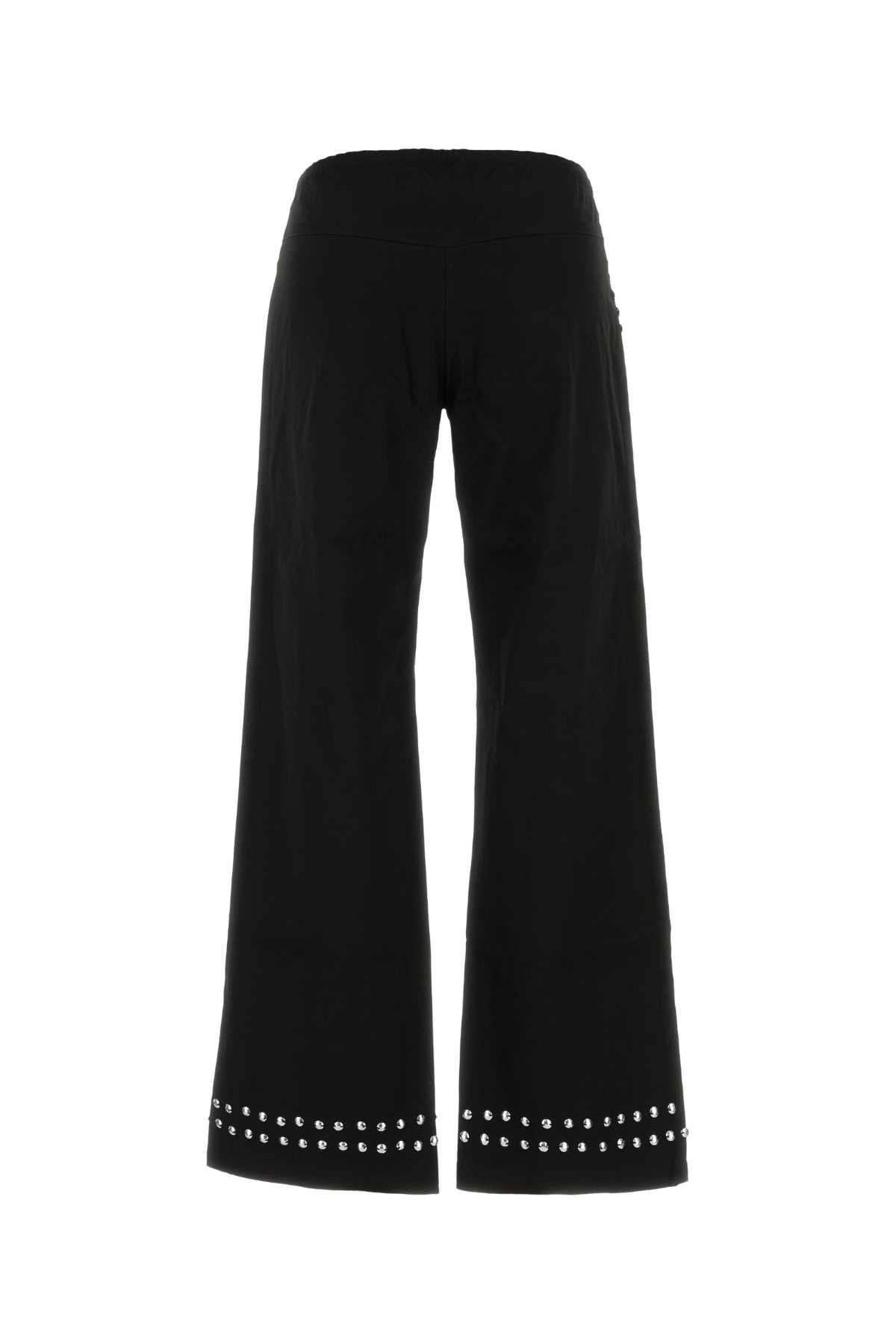 Black cotton Delya pant - мініатюра 2