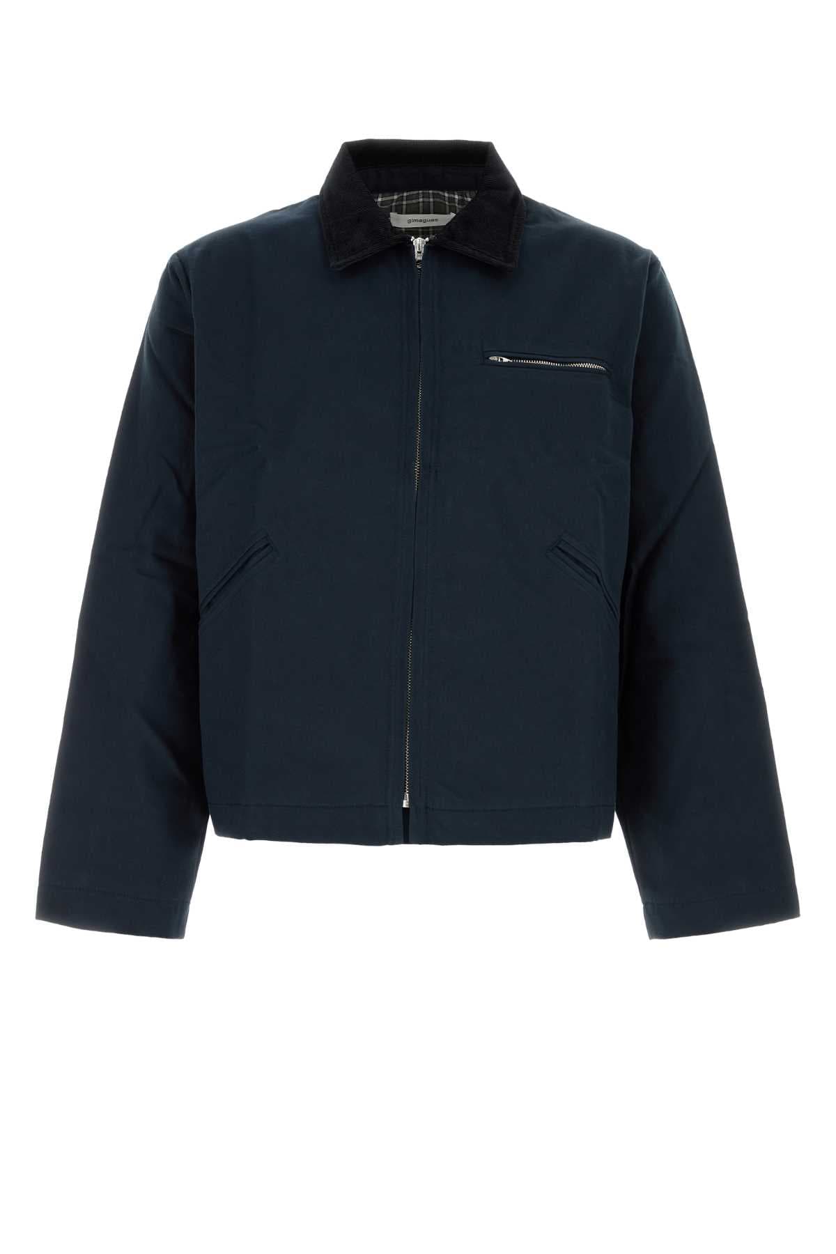 Navy blue cotton Ivan jacket