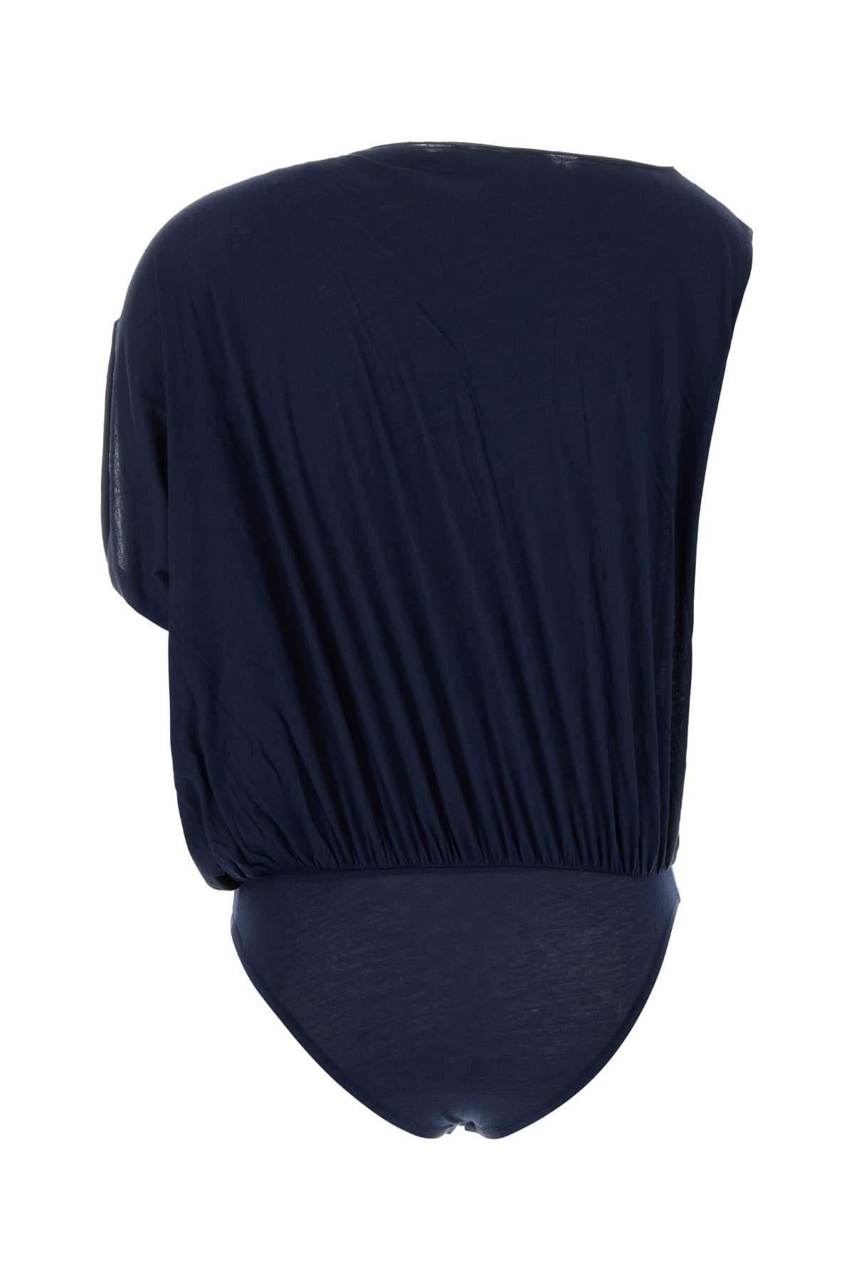 Navy blue jersey Nerida bodysuit - мініатюра 2