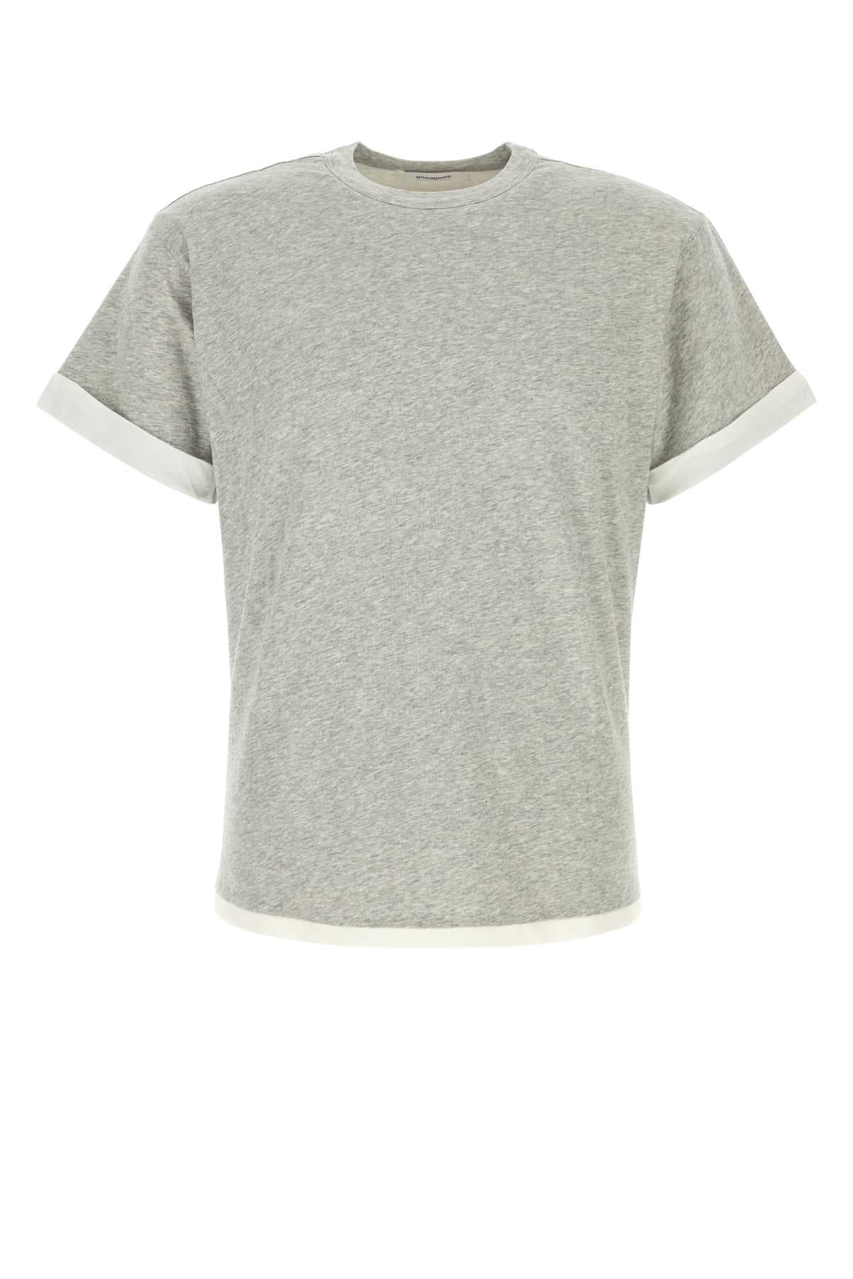 Grey cotton Roman t-shirt