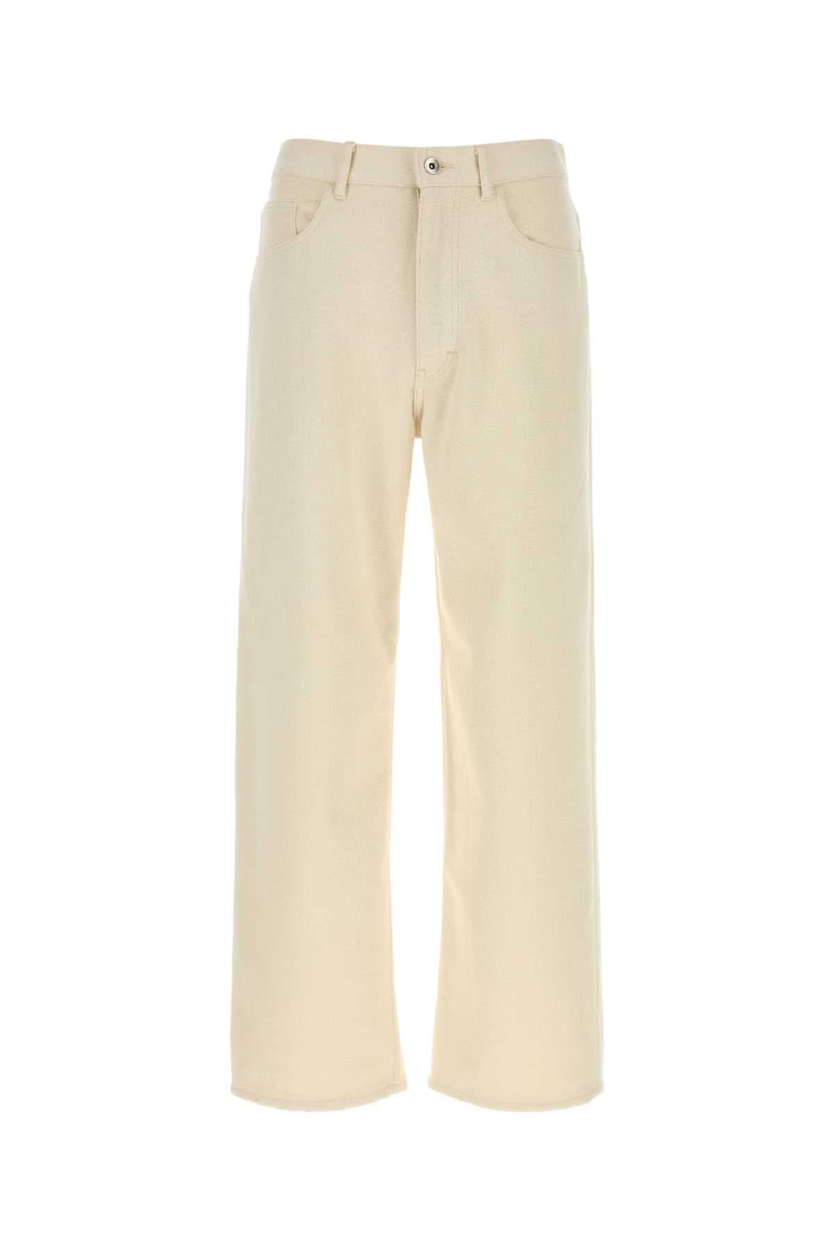 Ivory denim jeans