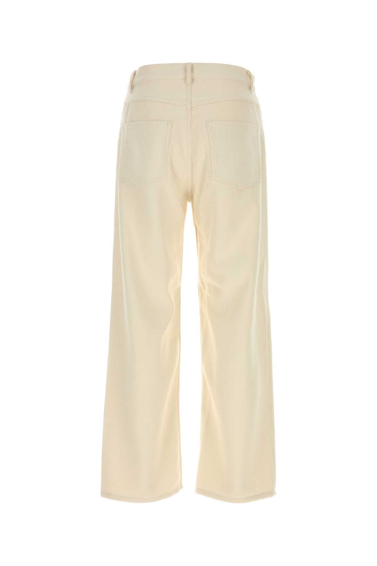 Ivory denim jeans - мініатюра 2