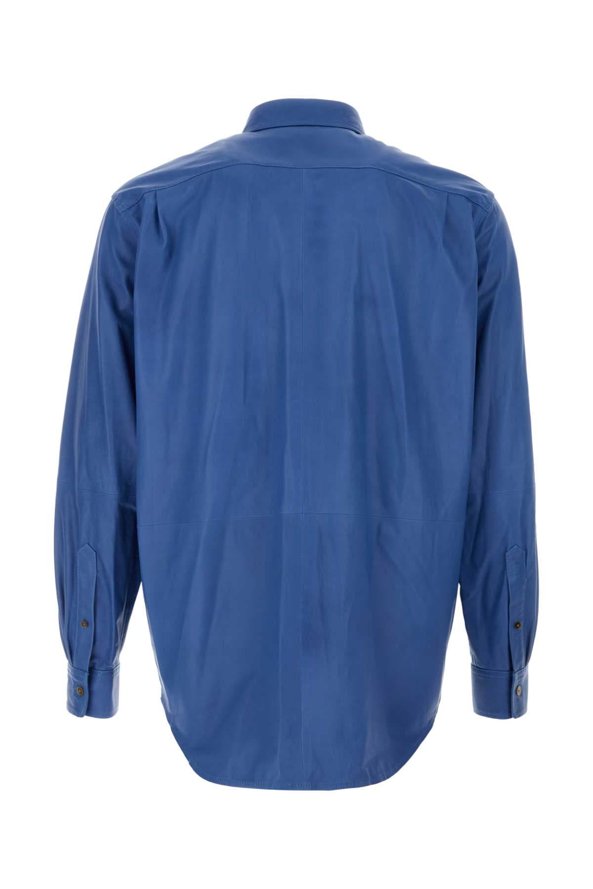 Cerulean leather shirt - мініатюра 2