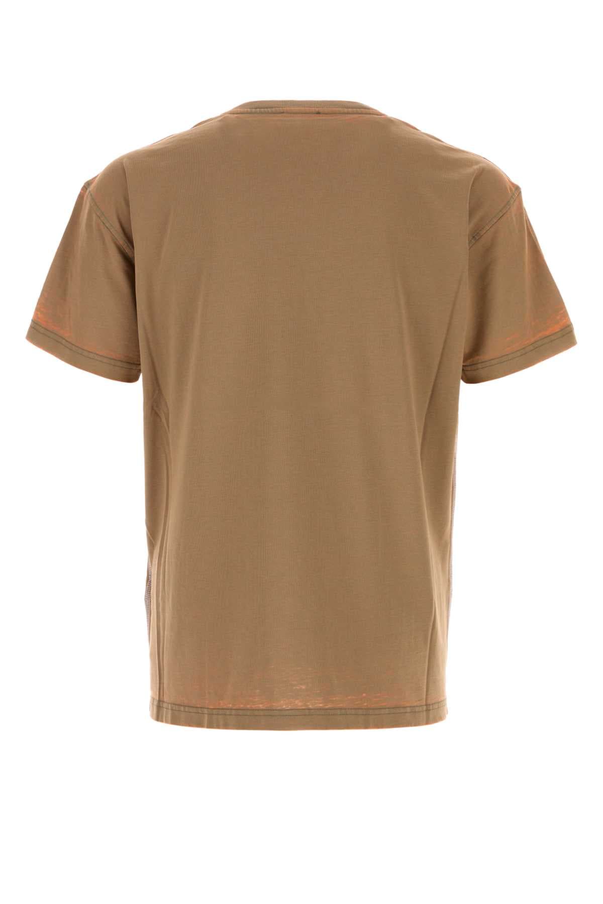 Brown blend cotton T-Wayan t-shirt - мініатюра 2