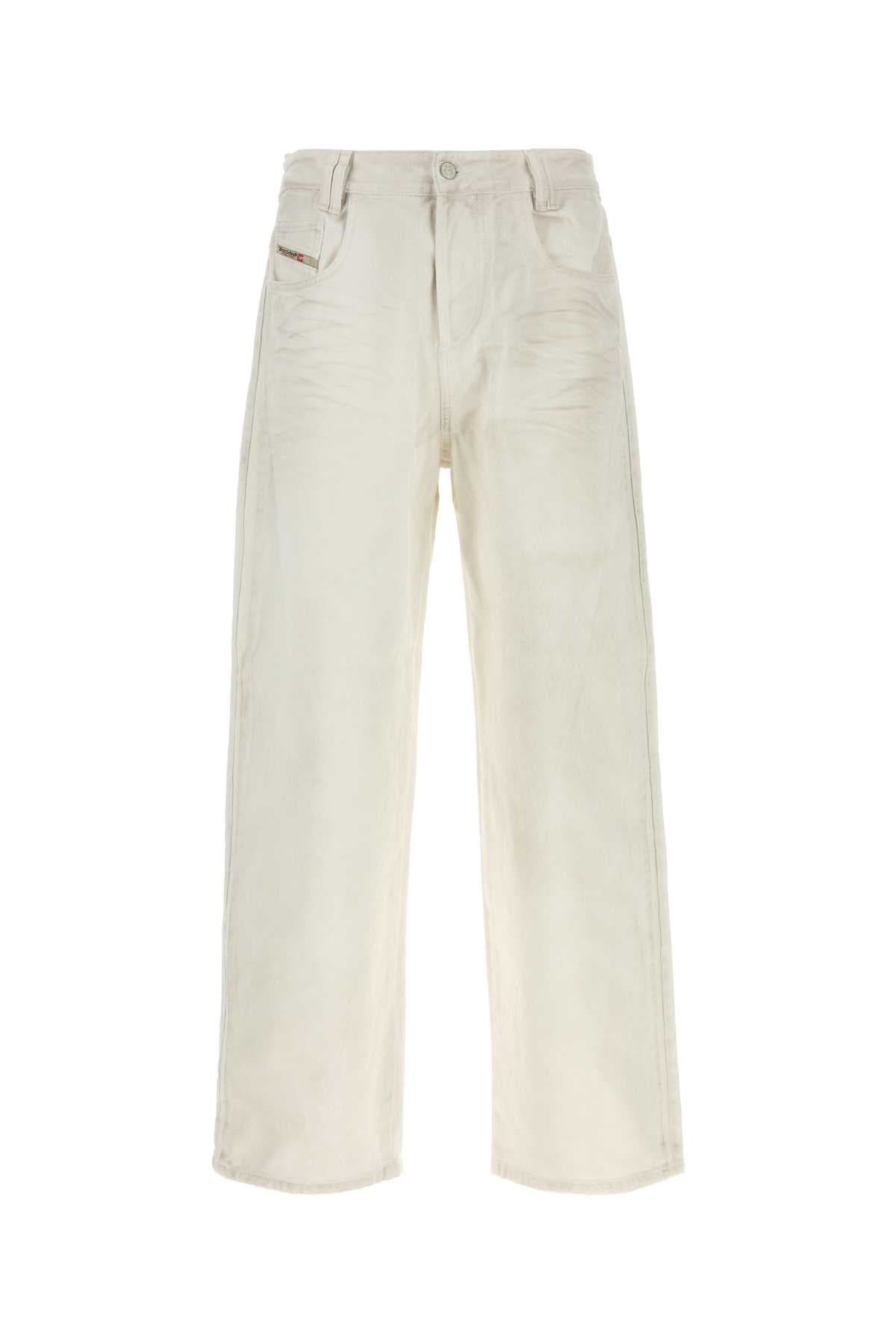 White denim D-Hakou jeans