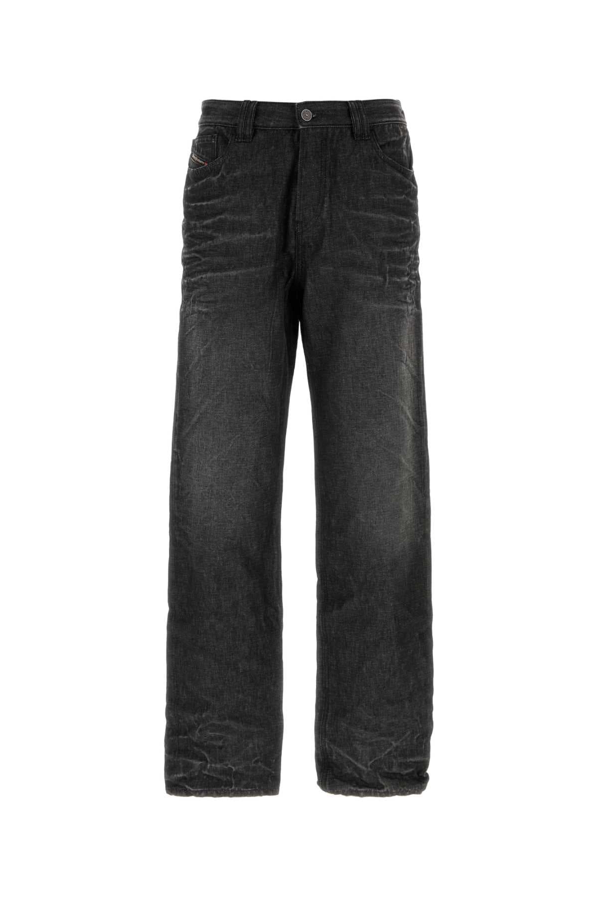 Black denim jeans
