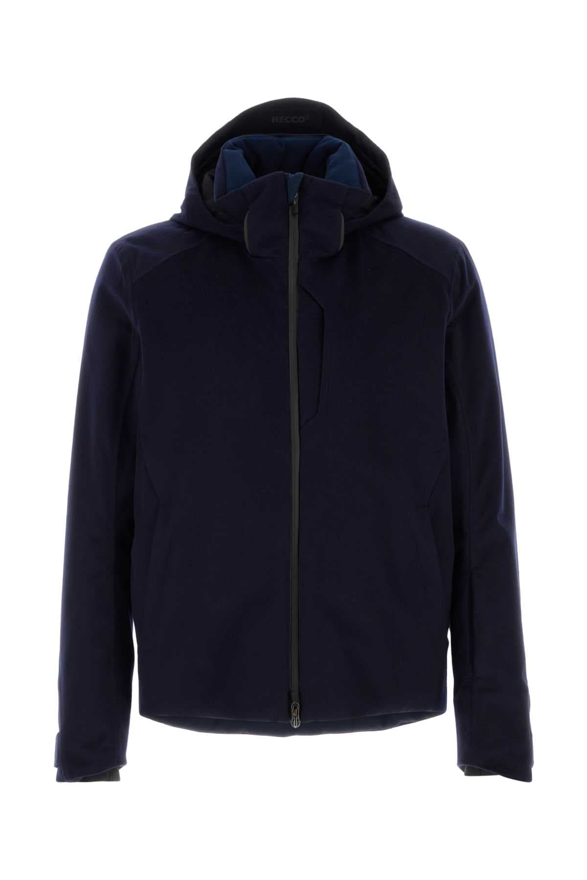 Midnight blue cashmere Balma jacket