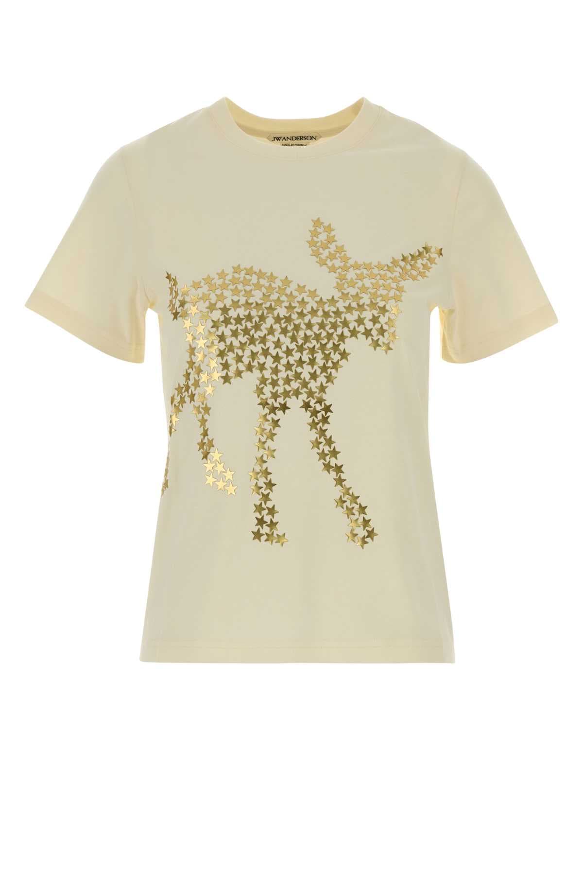 Ivory cotton t-shirt