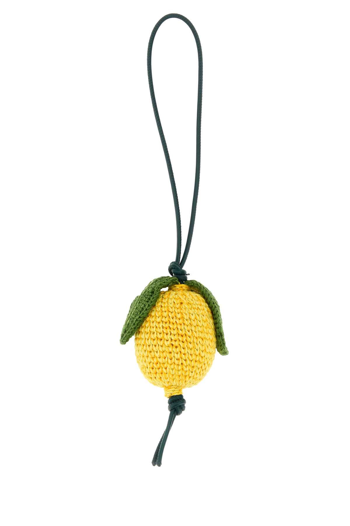 Yellow crochet Lemon charm - мініатюра 2