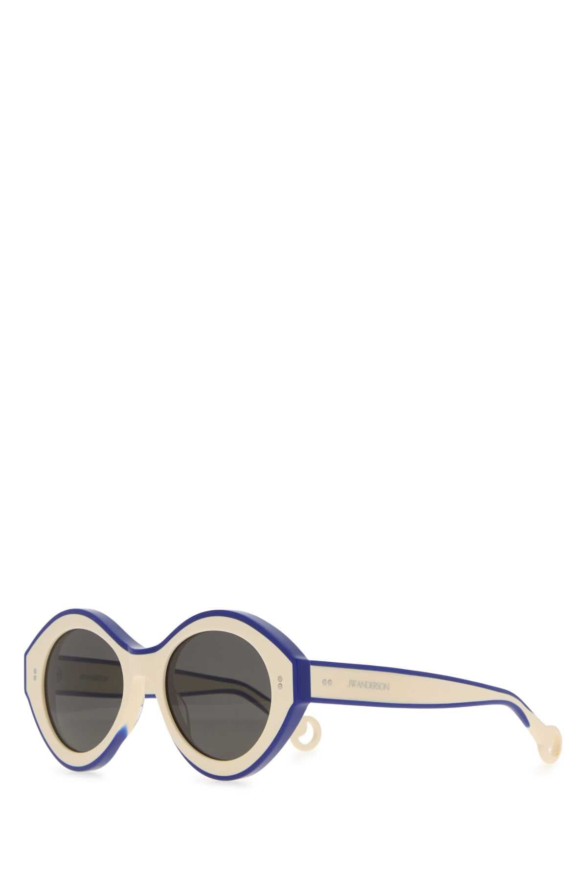 Two-tone acetate sunglasses
