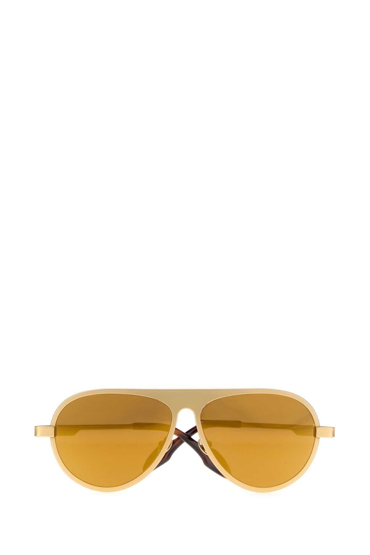 Gold metal sunglasses - мініатюра 2