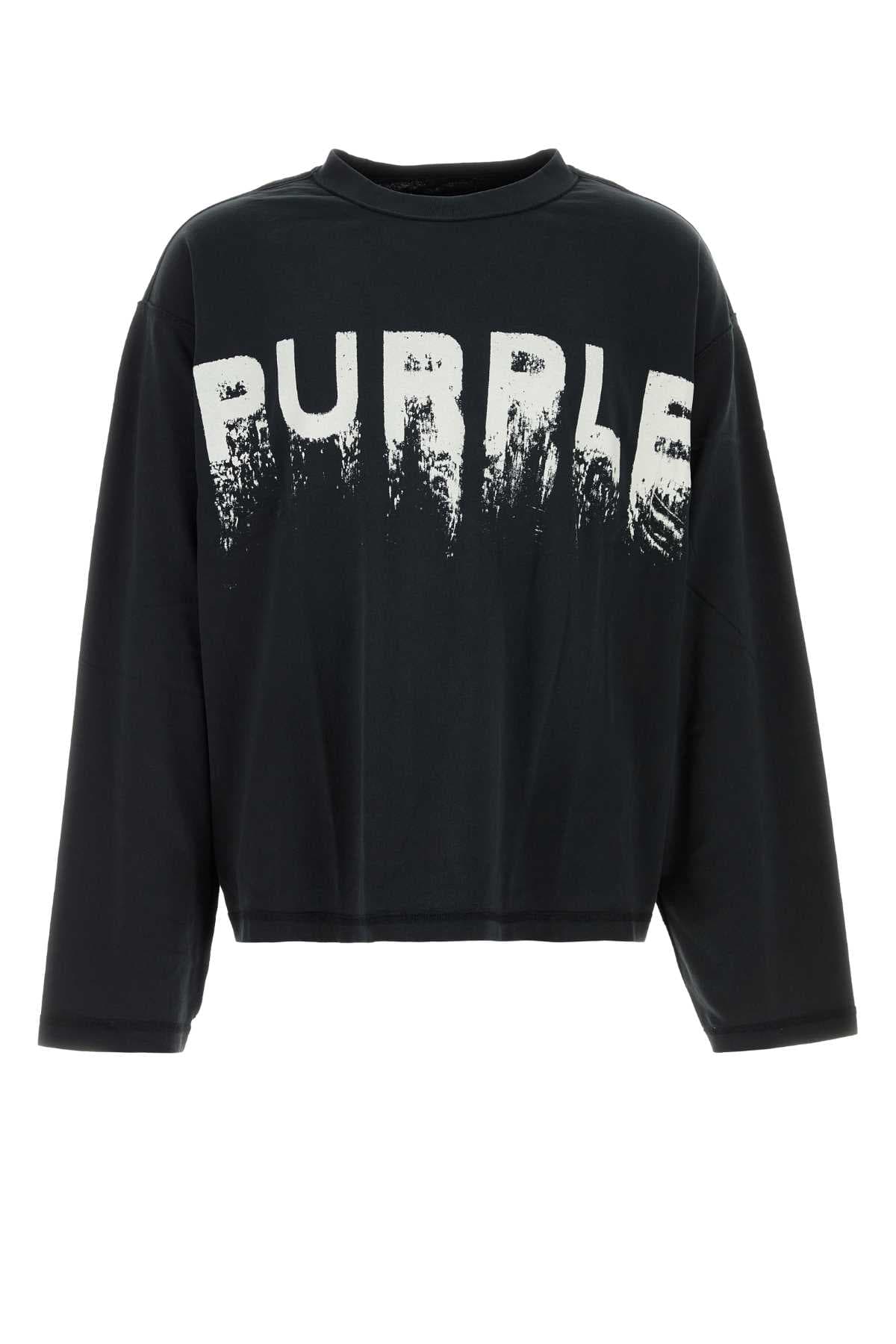 Black cotton oversize t-shirt