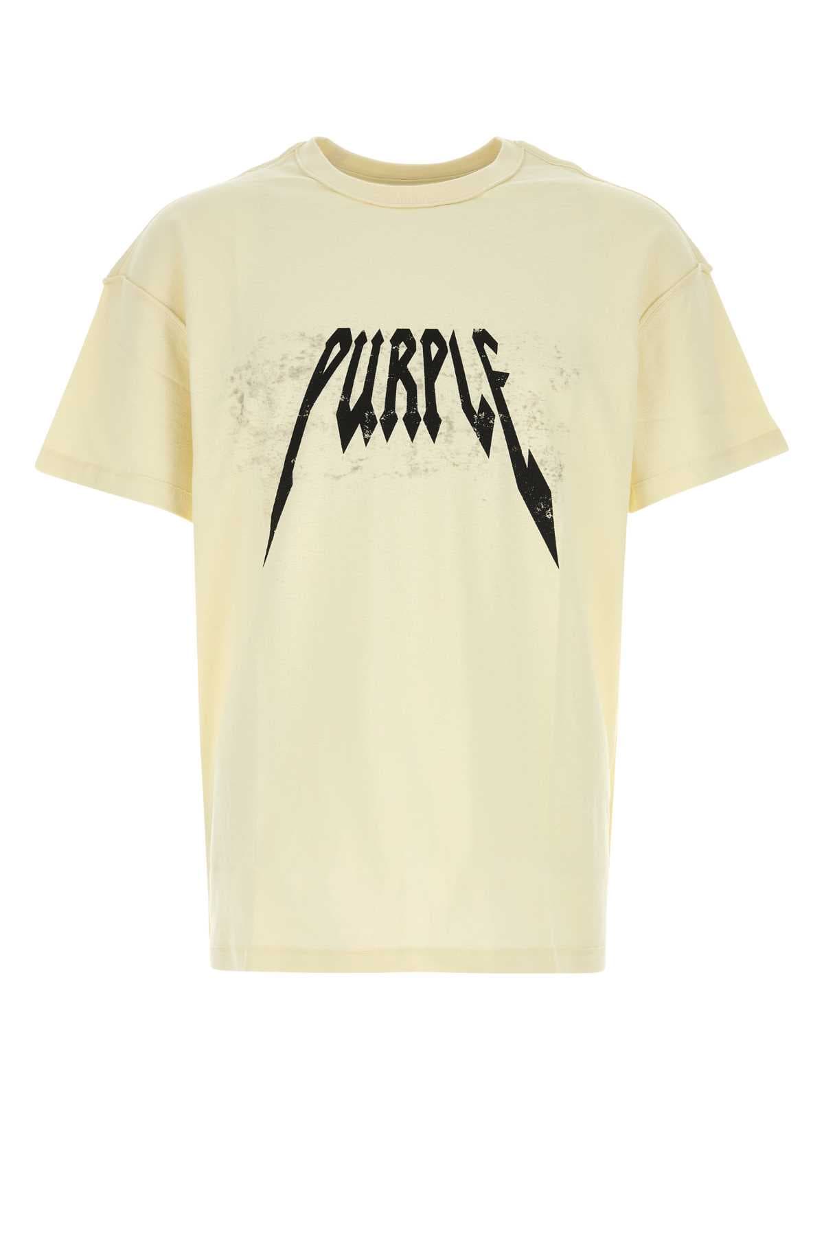Ivory cotton oversize t-shirt