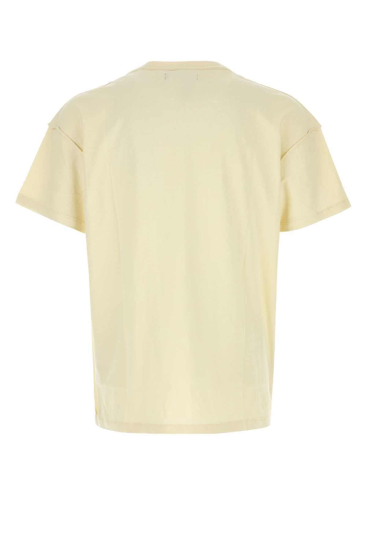 Ivory cotton oversize t-shirt - мініатюра 2