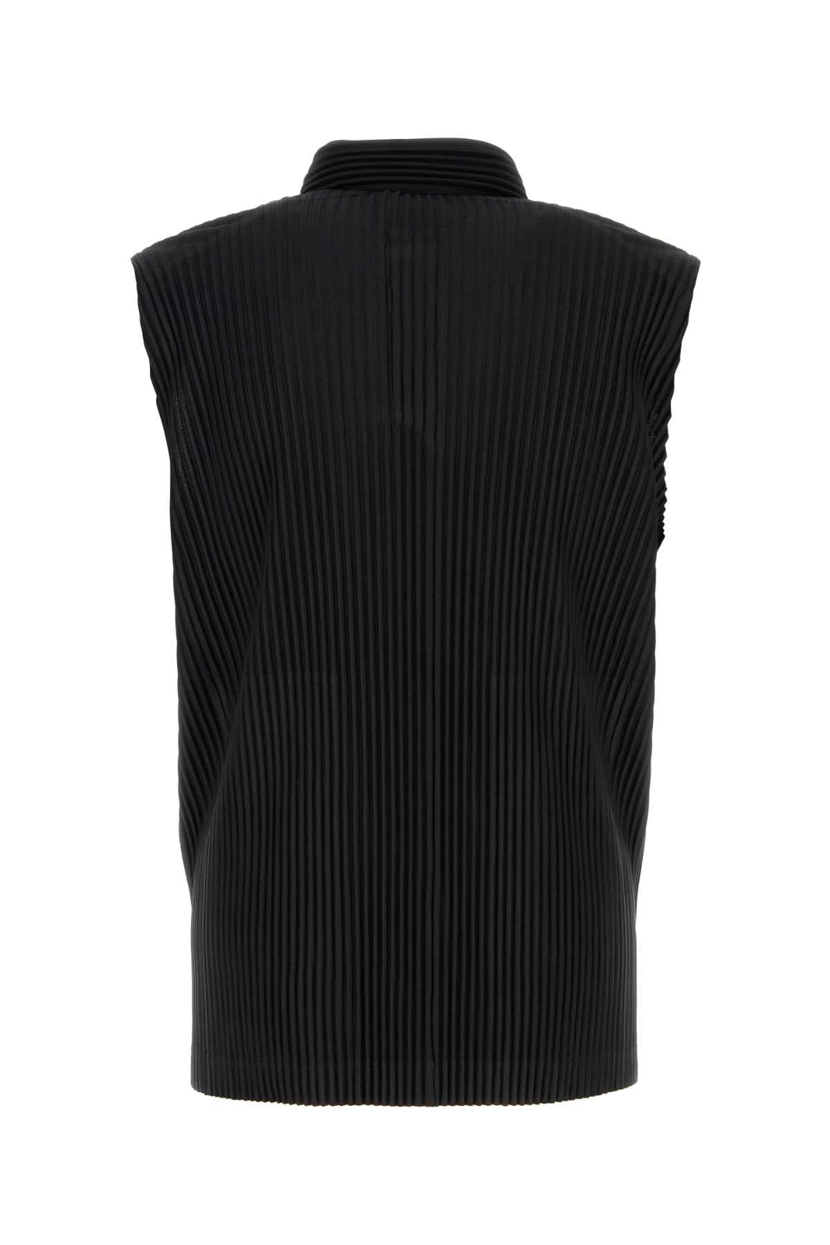 Black polyester vest - мініатюра 2