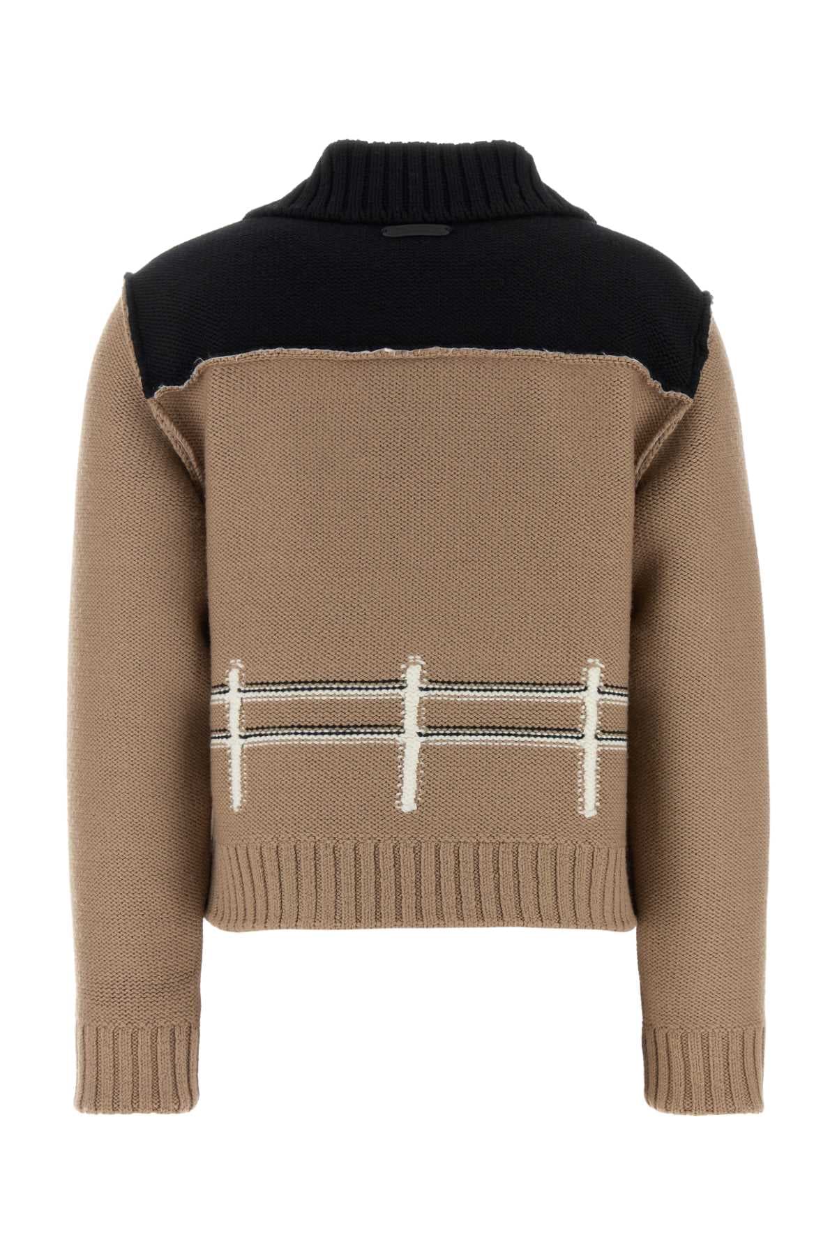 Camel wool cardigan - мініатюра 2