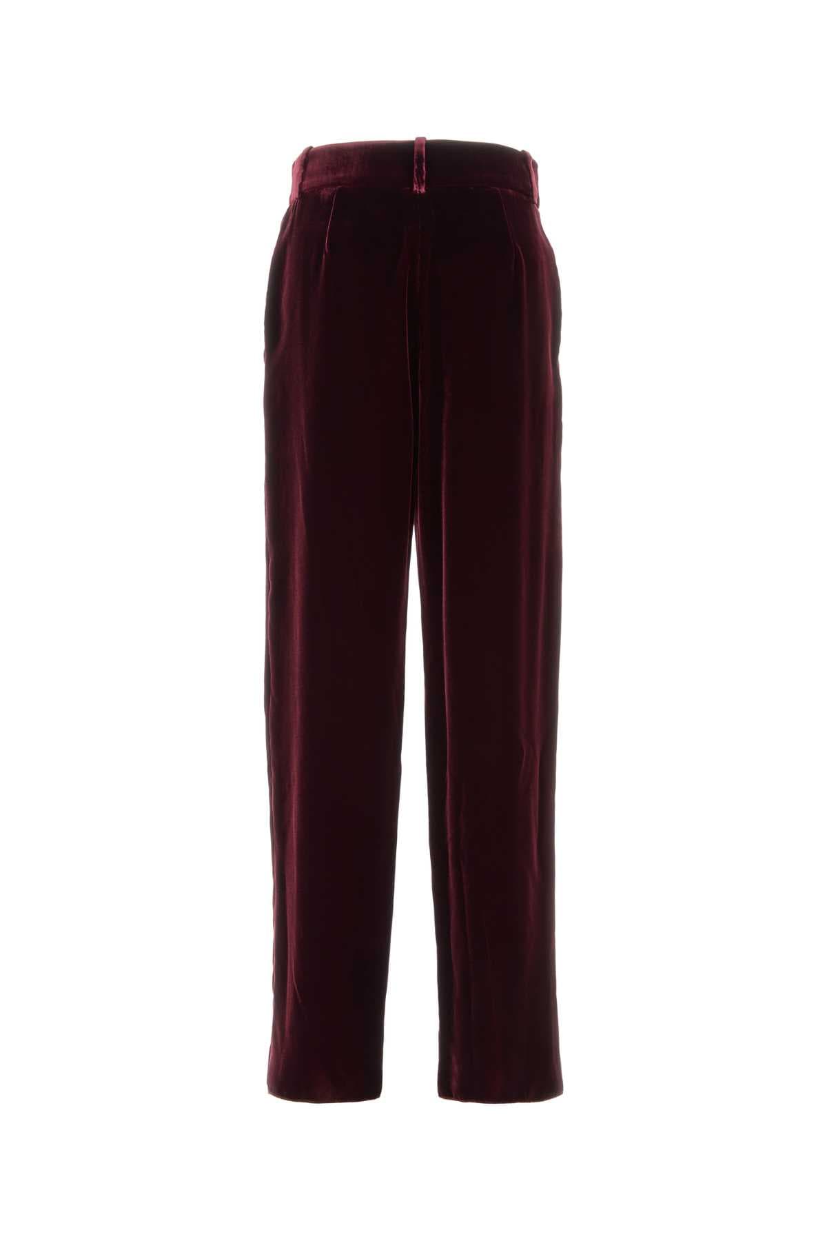 Grape velvet wide-leg pant - мініатюра 2