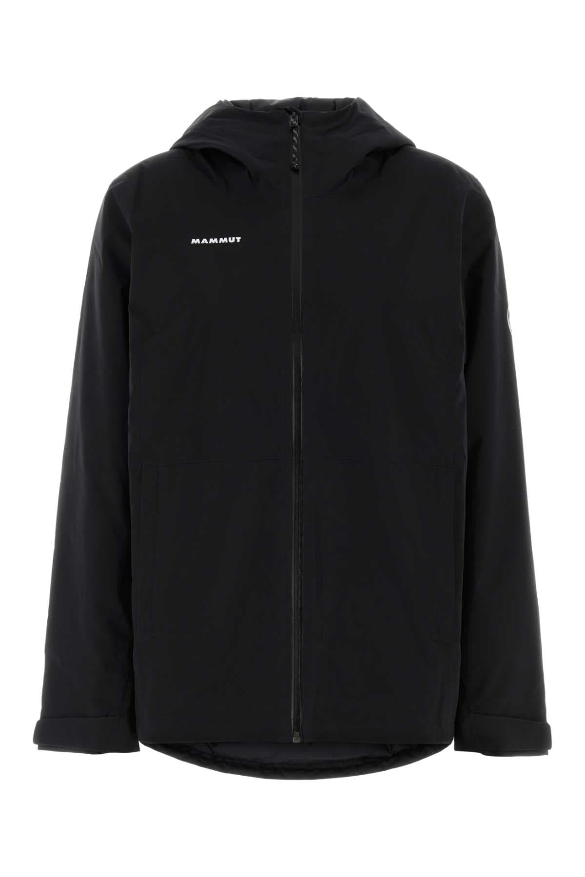 Black polyester Linard padded jacket