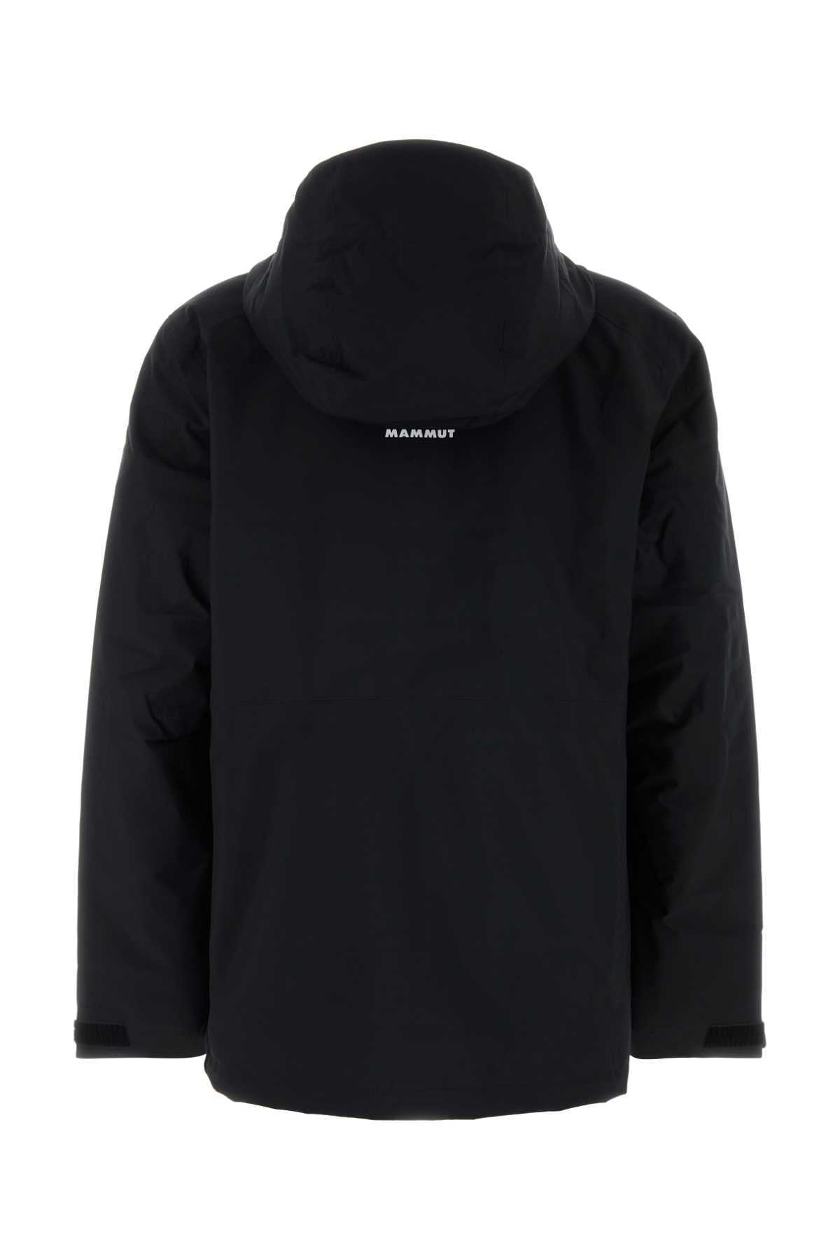 Black polyester Linard padded jacket - мініатюра 2
