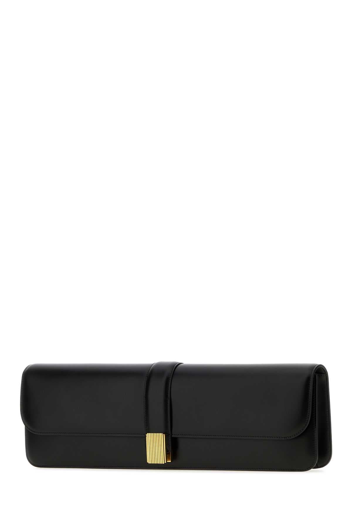 Black leather Blake clutch - мініатюра 2