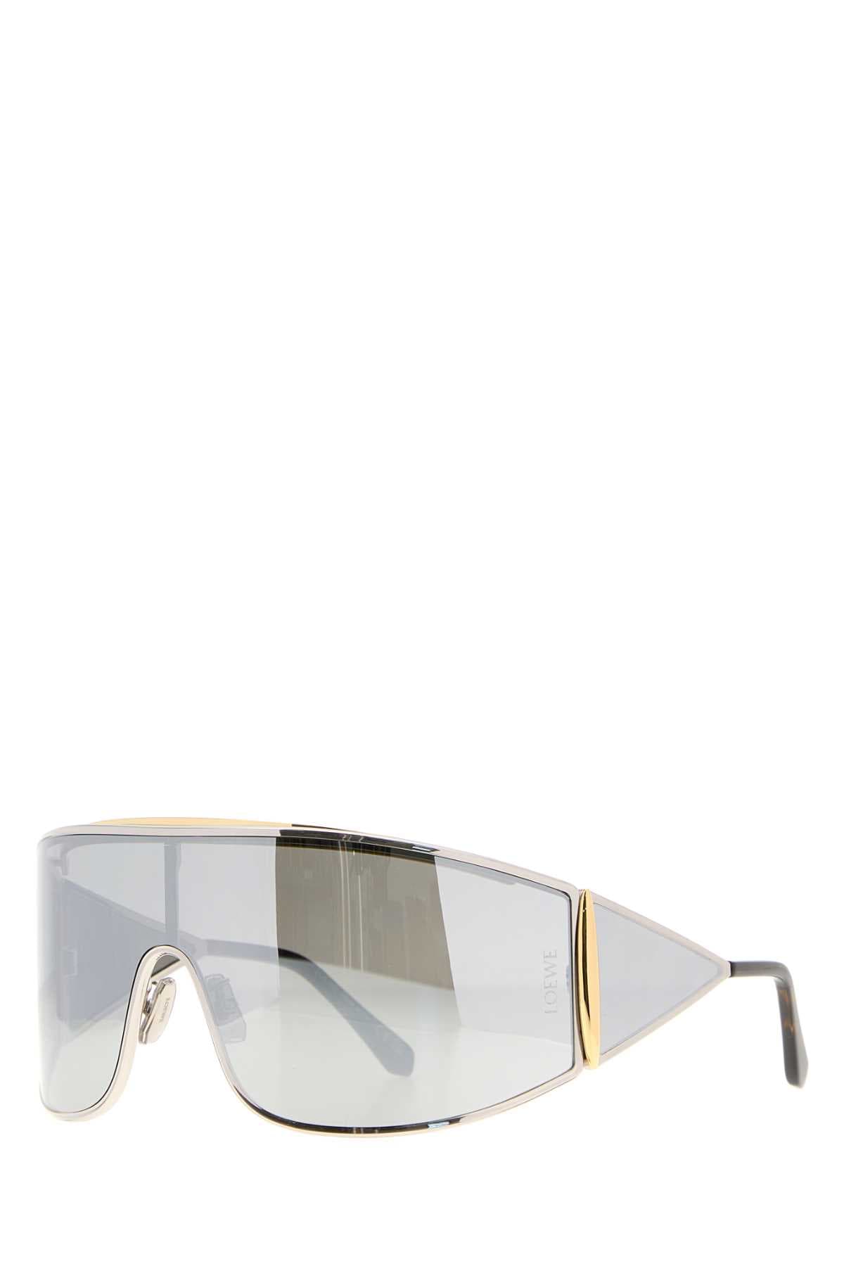 Silver metal sunglasses