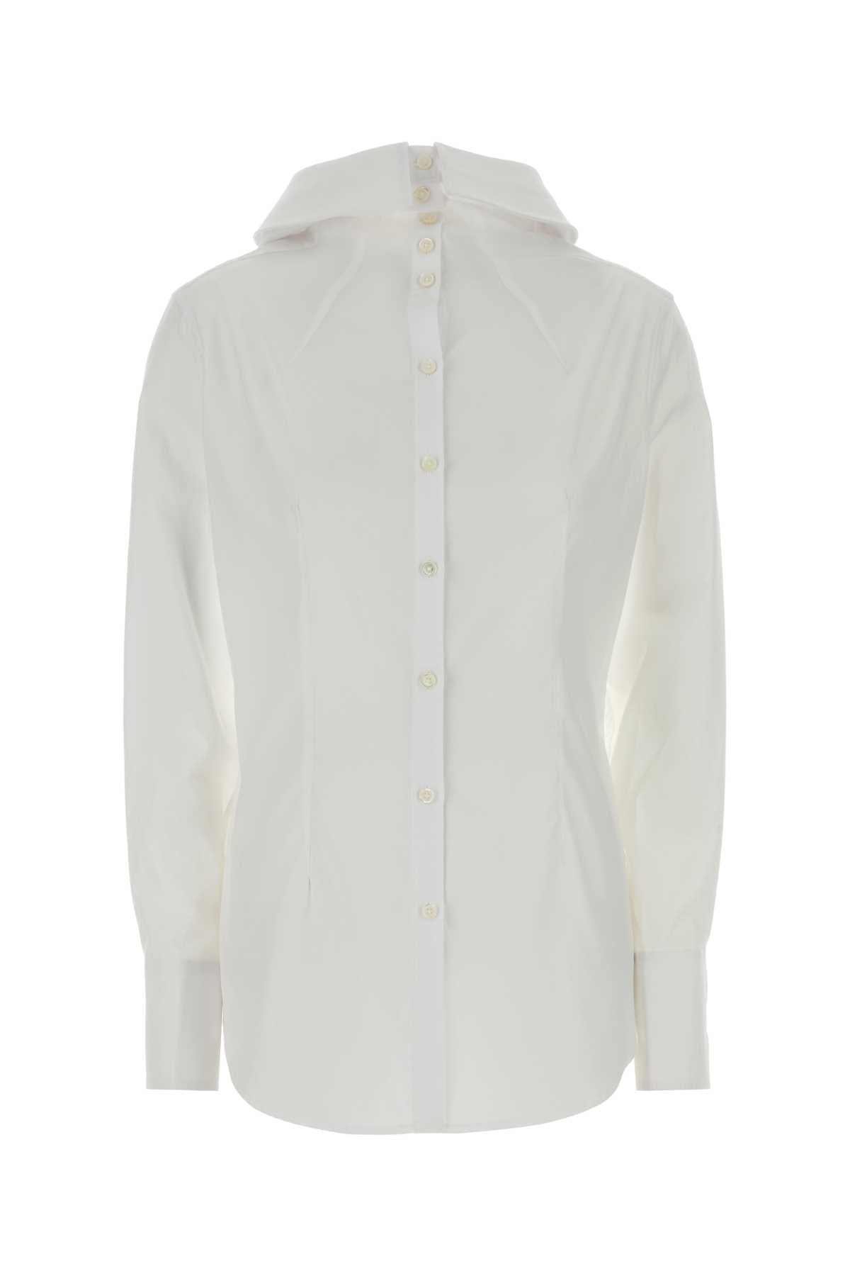 White poplin shirt