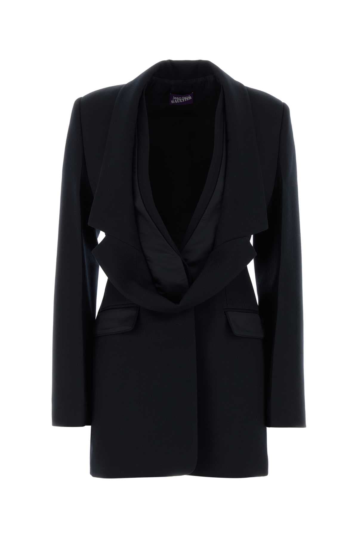 Dark blue wool blazer