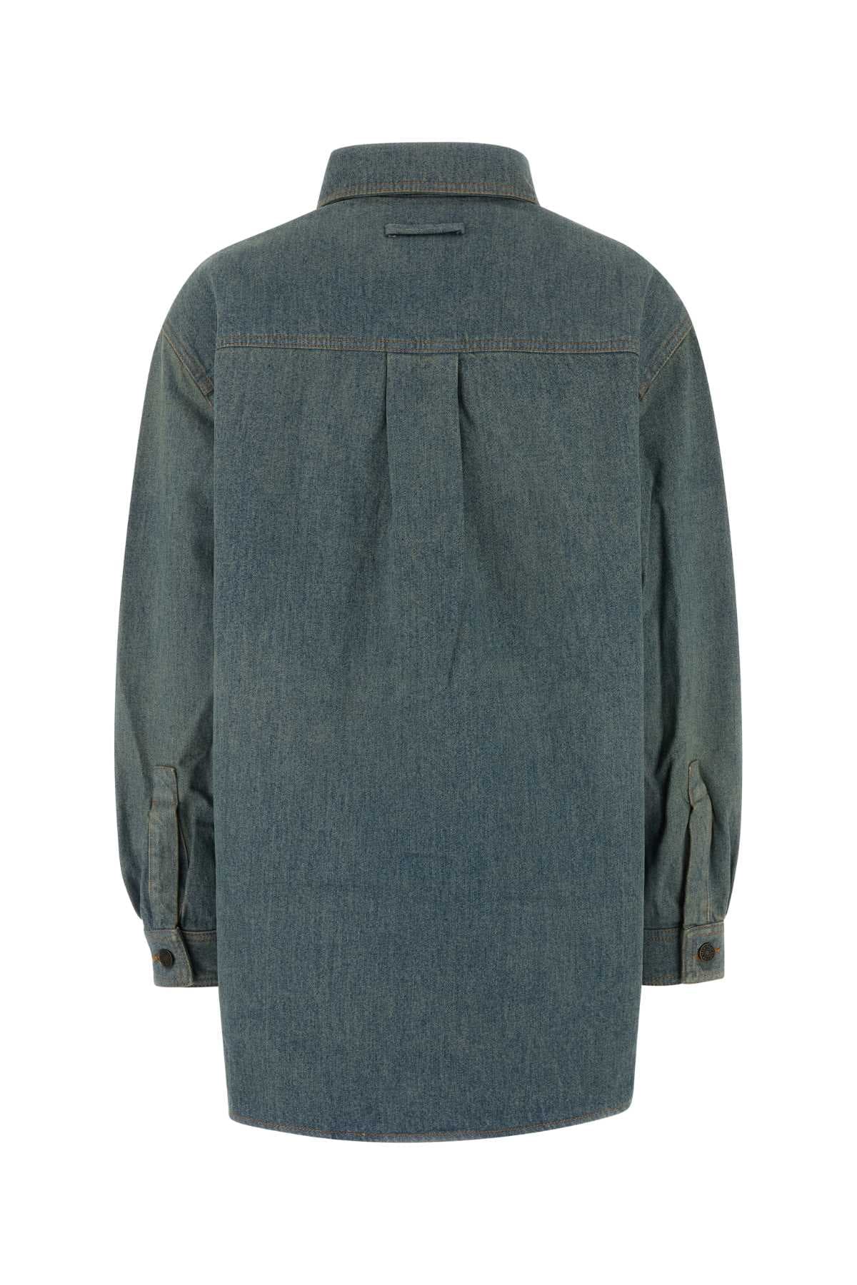 Printed denim shirt - мініатюра 2