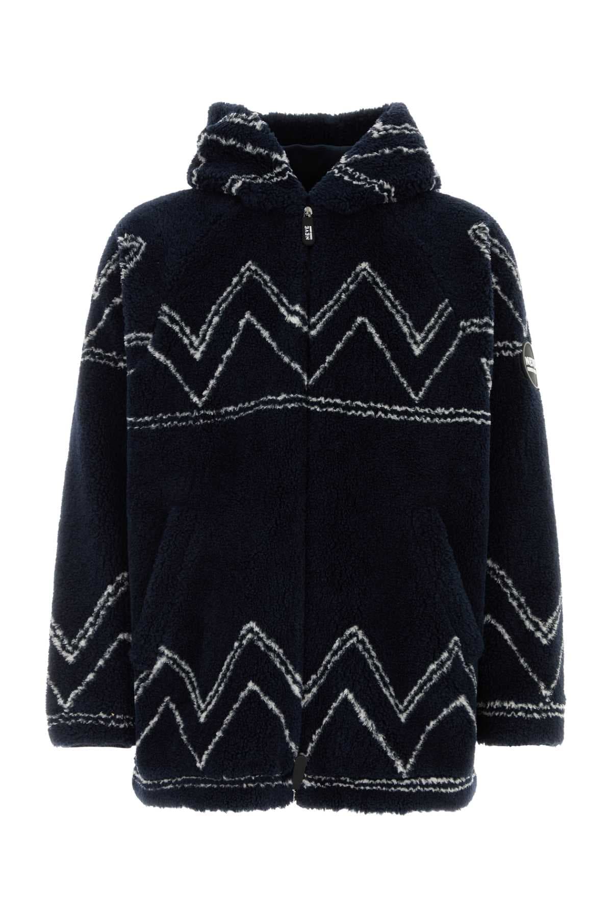 Embroidered teddy jacket
