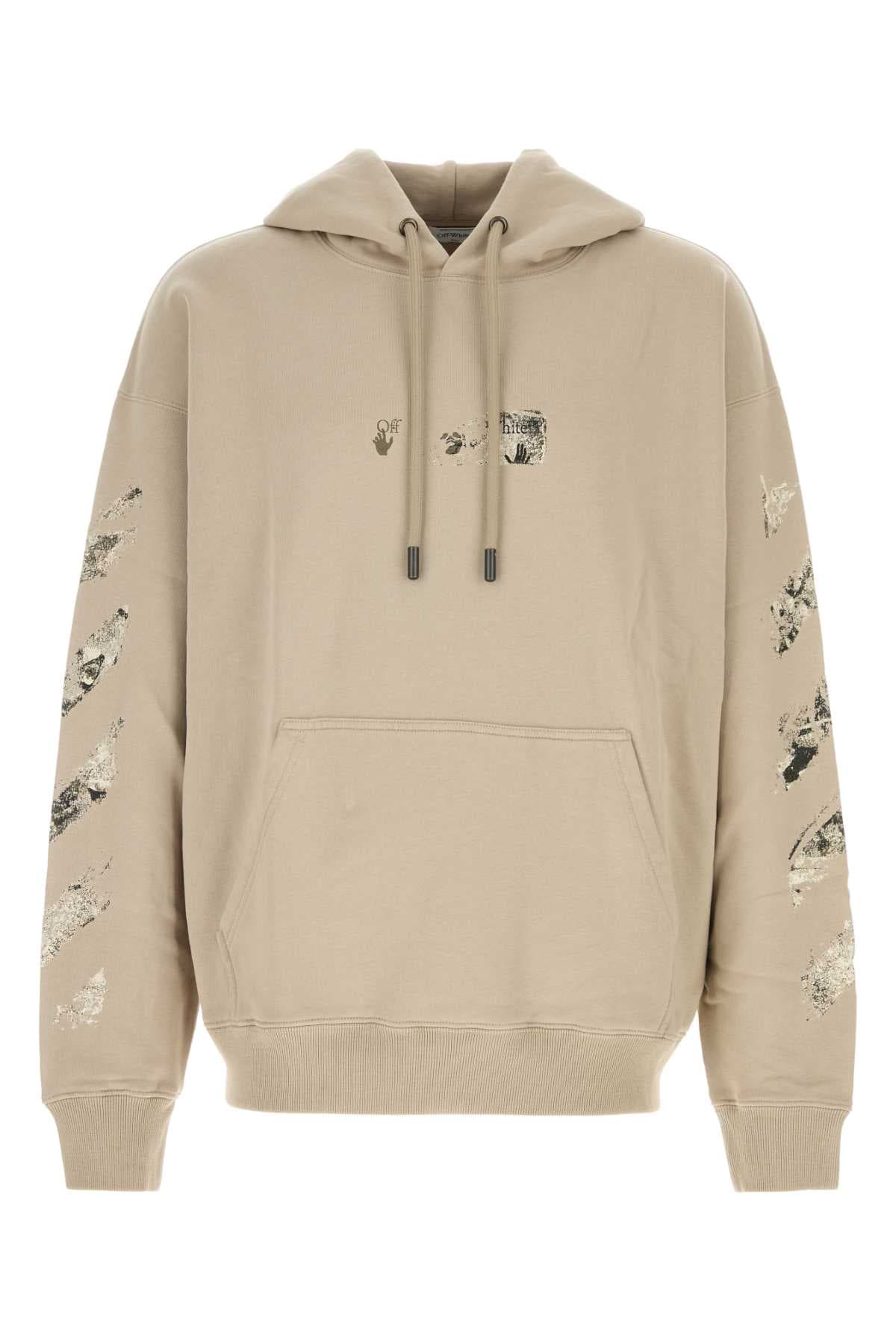 Cappuccino cotton oversize sweatshirt