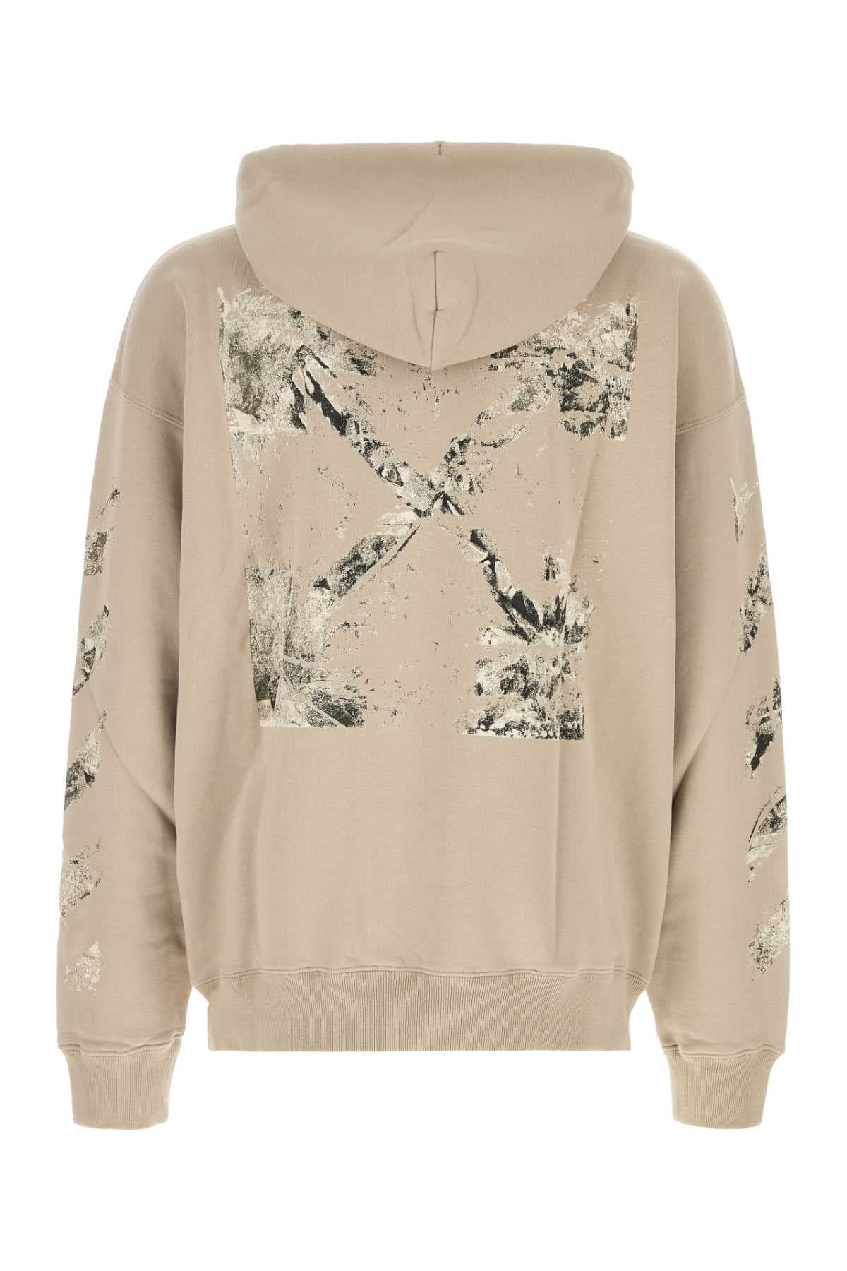 Cappuccino cotton oversize sweatshirt - мініатюра 2