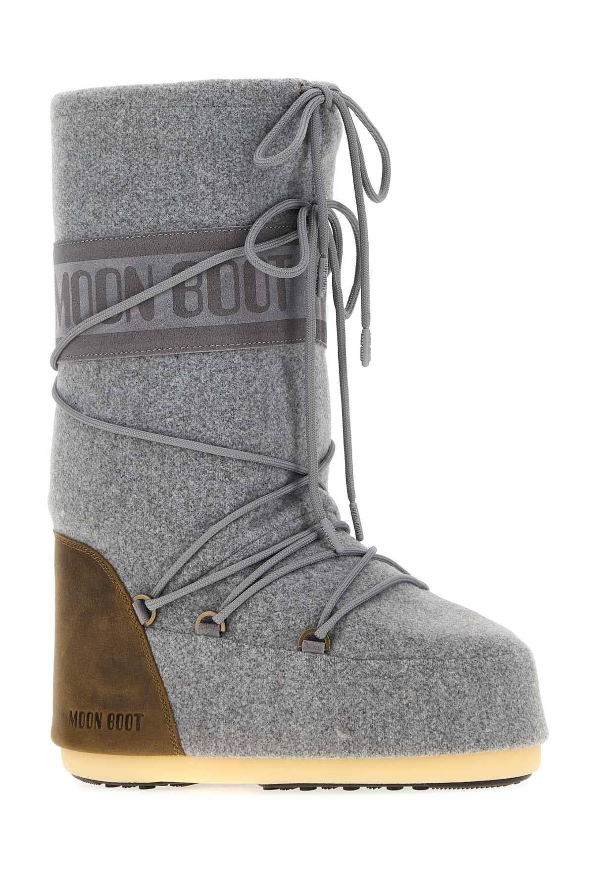 Grey felt Icon boots - мініатюра 2