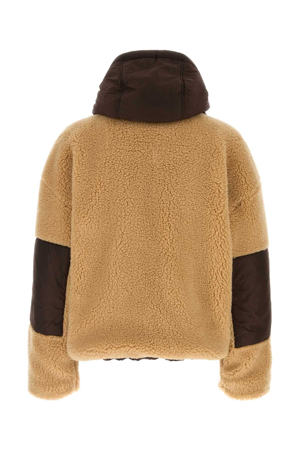 Beige teddy reversbile jacket - мініатюра 2